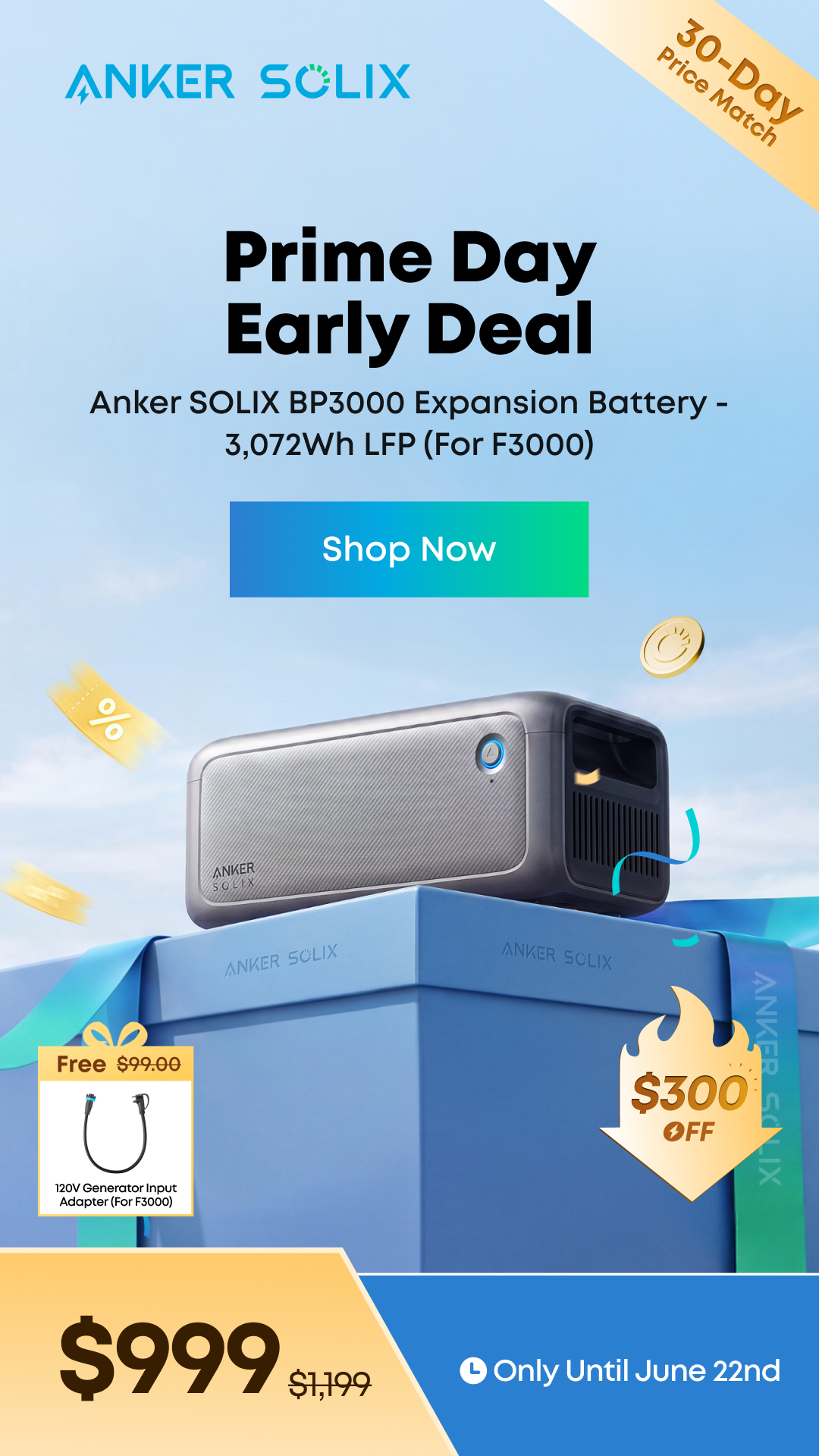 Anker SOLIX Facebook ad
