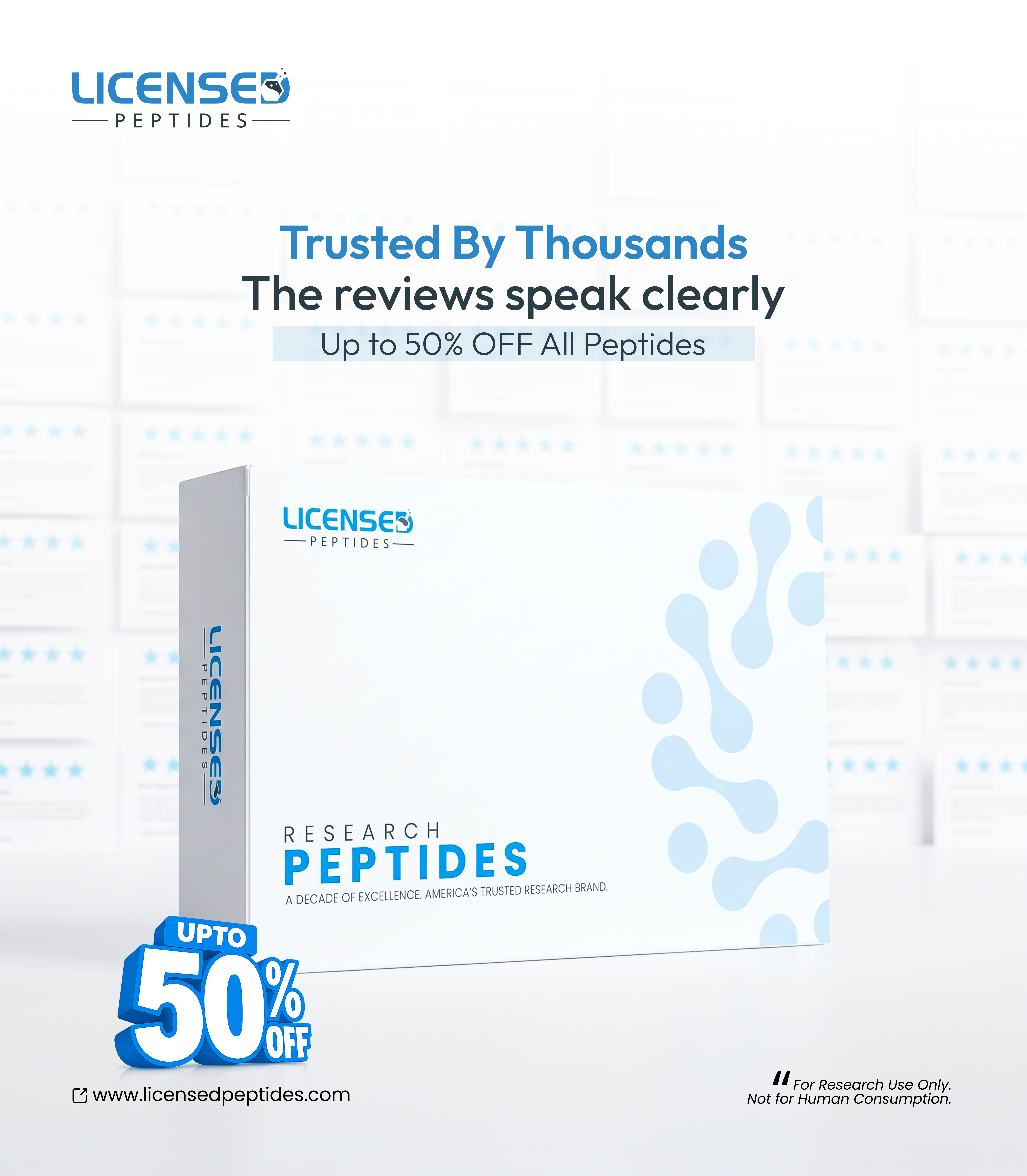 Licensed Peptides Facebook ad: The Truth About Most Peptide Suppliers