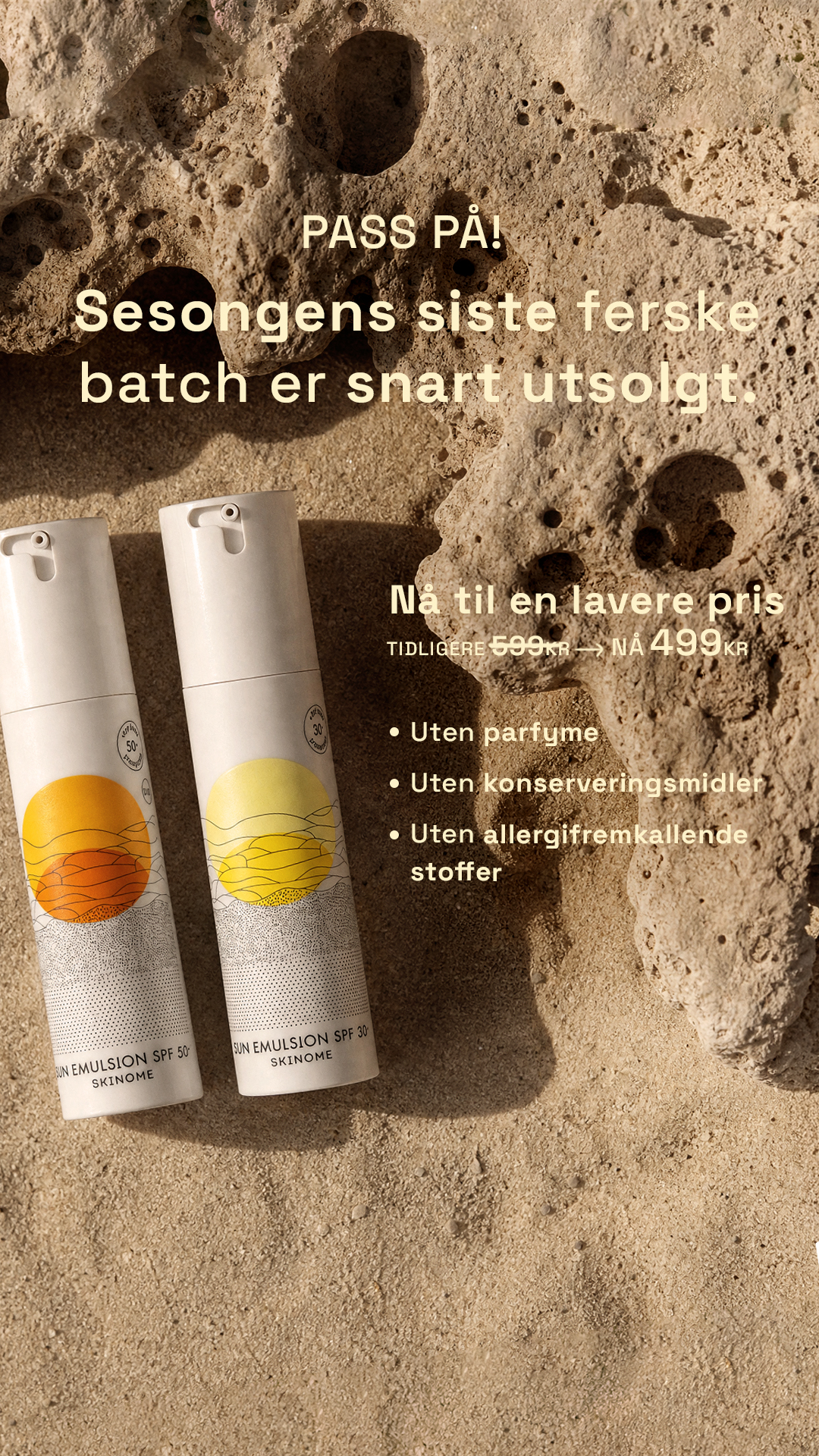 Skinome Facebook ad