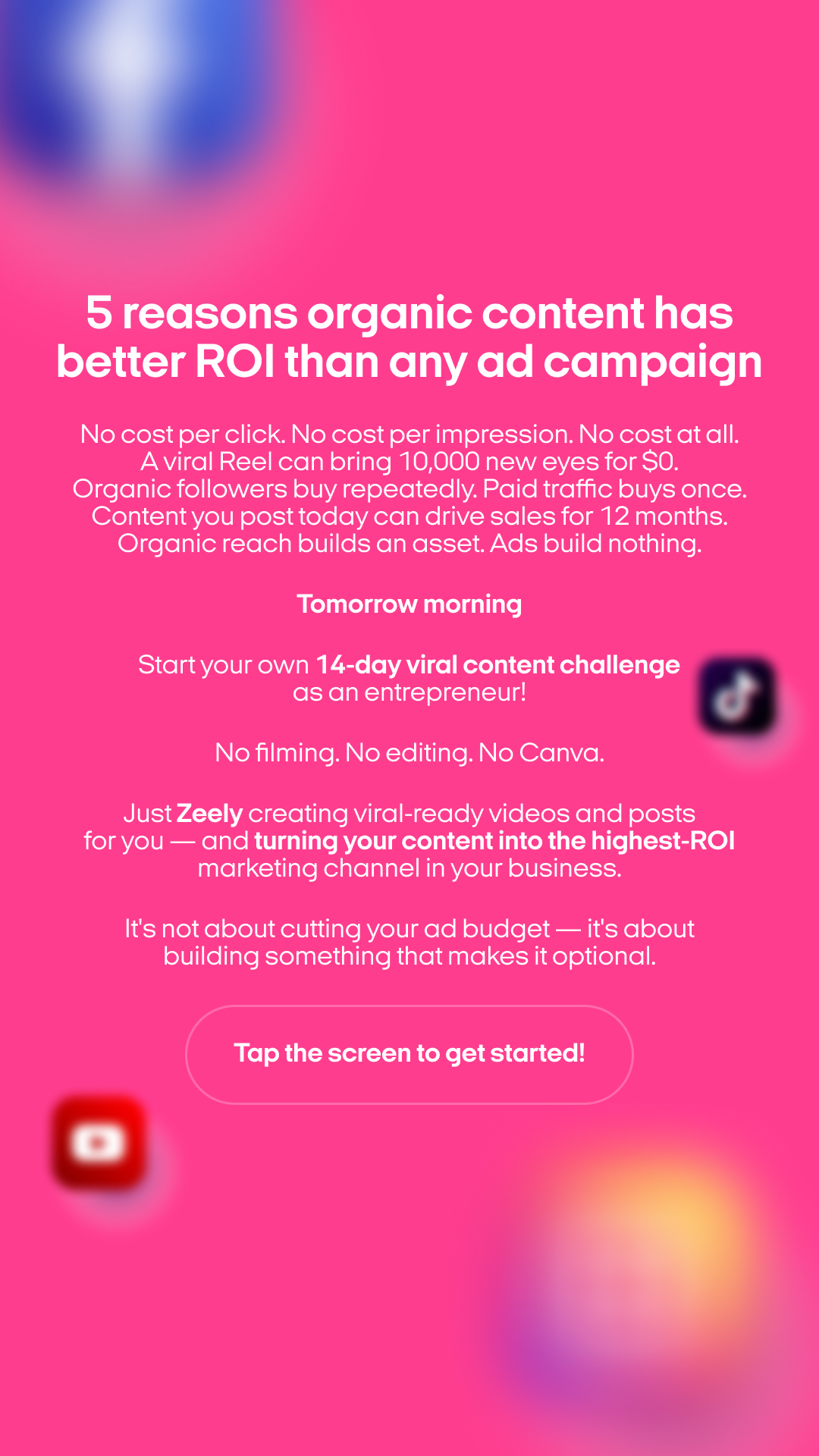 Zeely Facebook ad