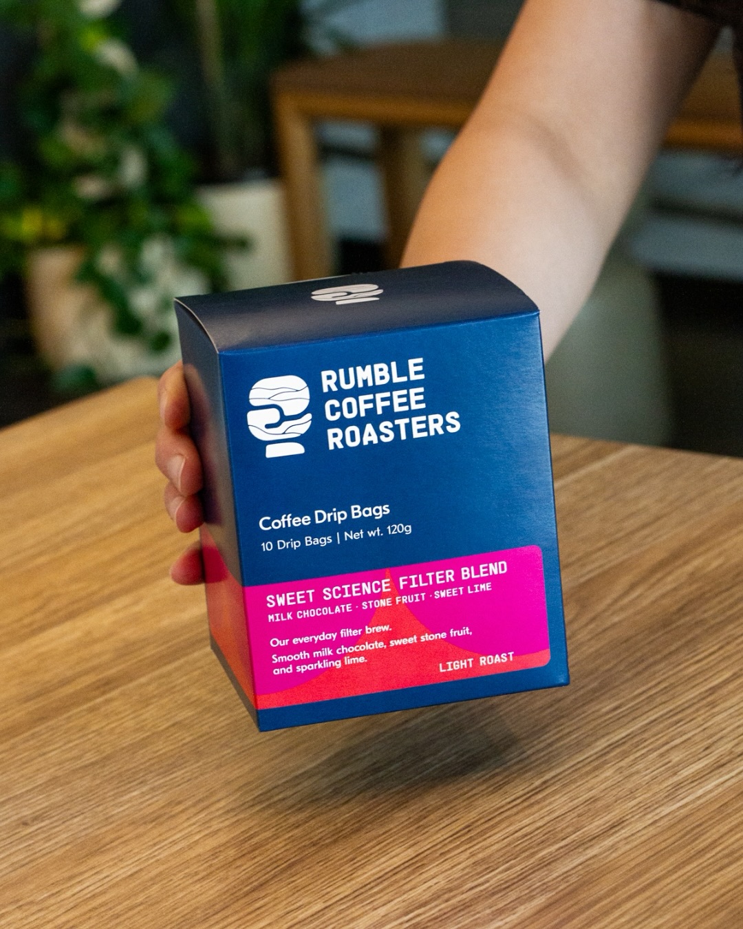 Rumble Coffee Roasters Facebook ad