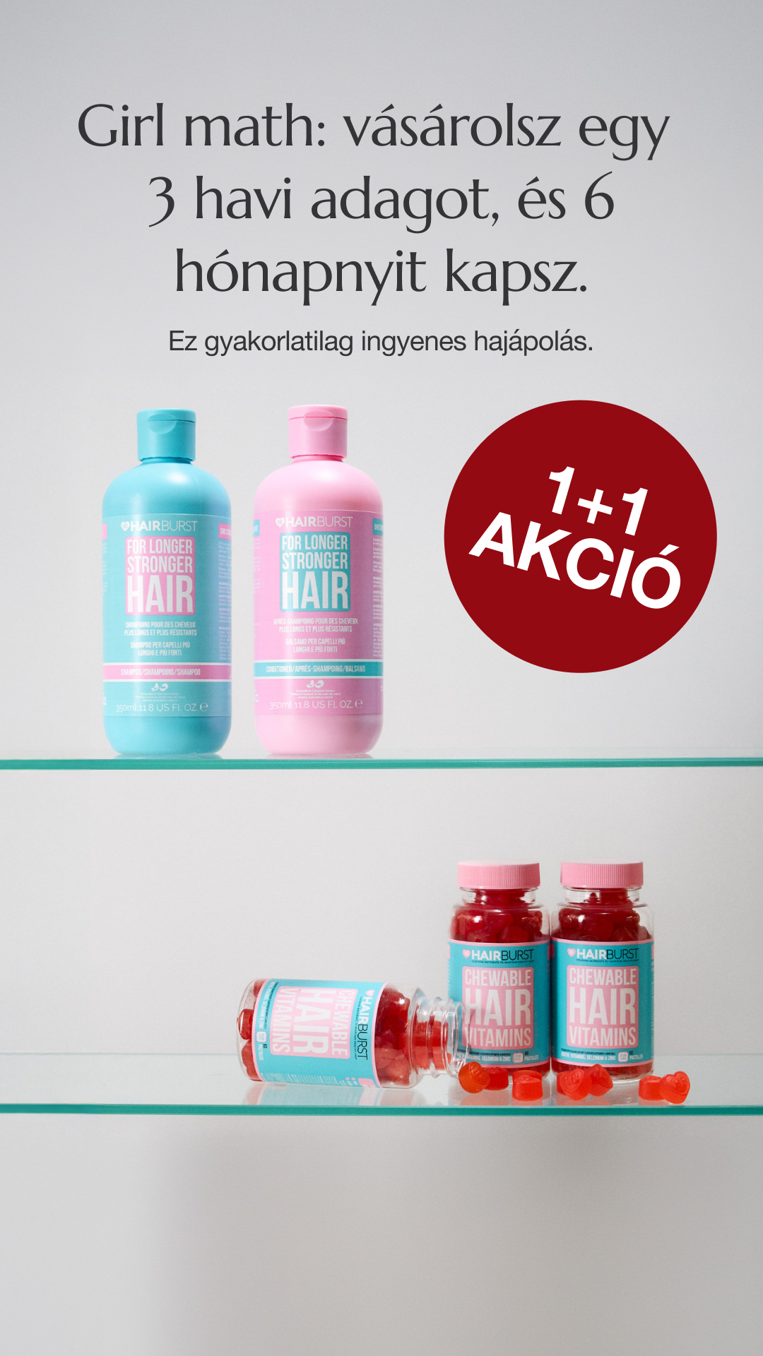 Hairburst Hungary Facebook ad