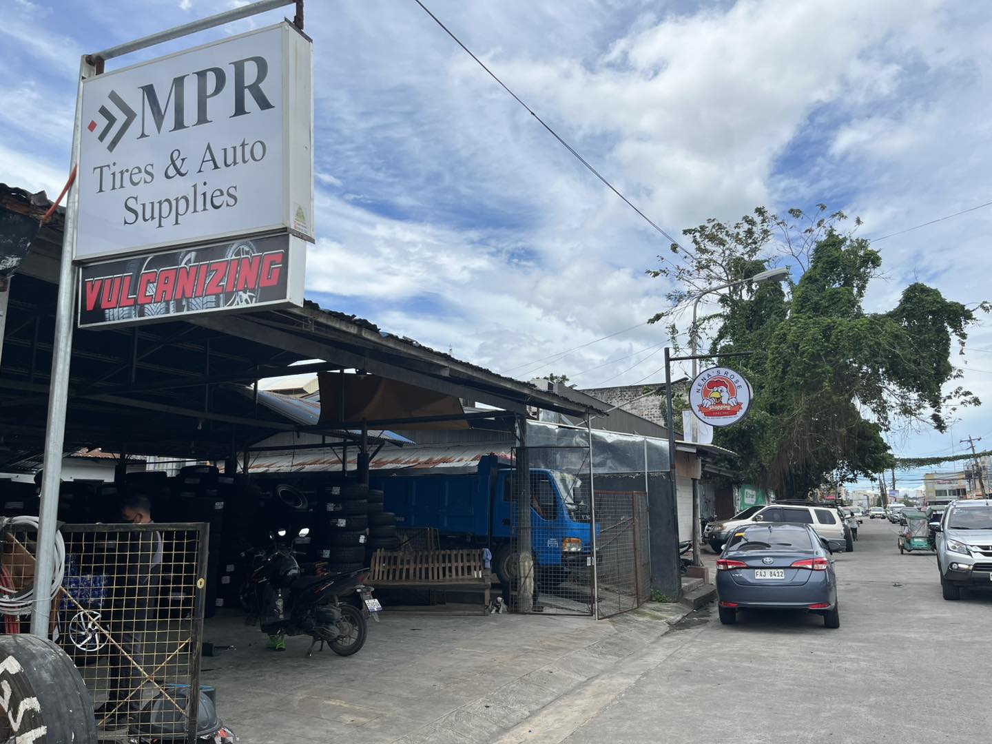 MPR Tire Supply - Bacolod Facebook ad: Car Tires, Motorcycle Tires, and Truck Tires