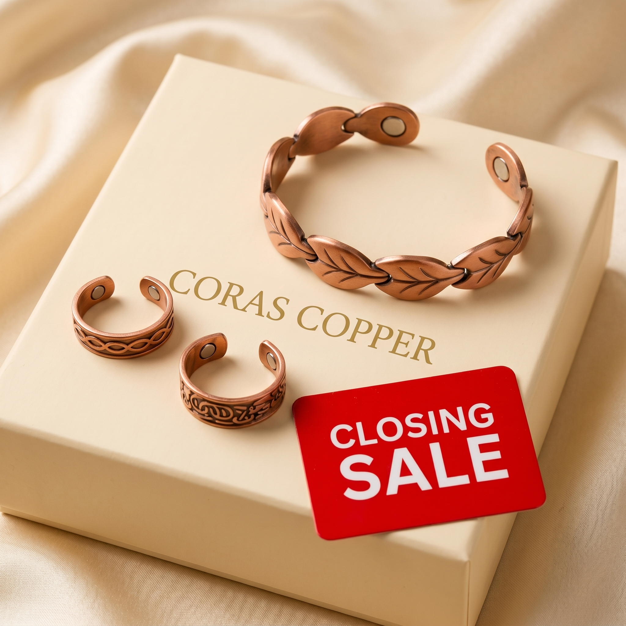 Cora's Copper Jewelry Facebook ad