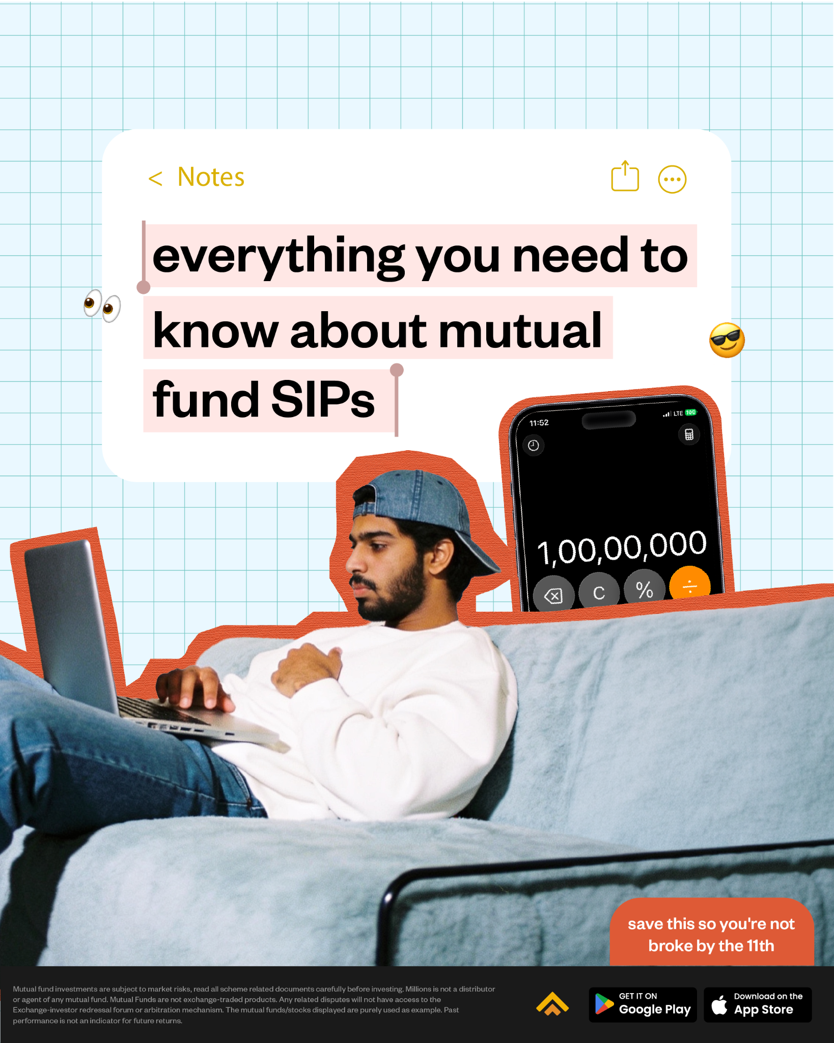 Millions app Facebook ad