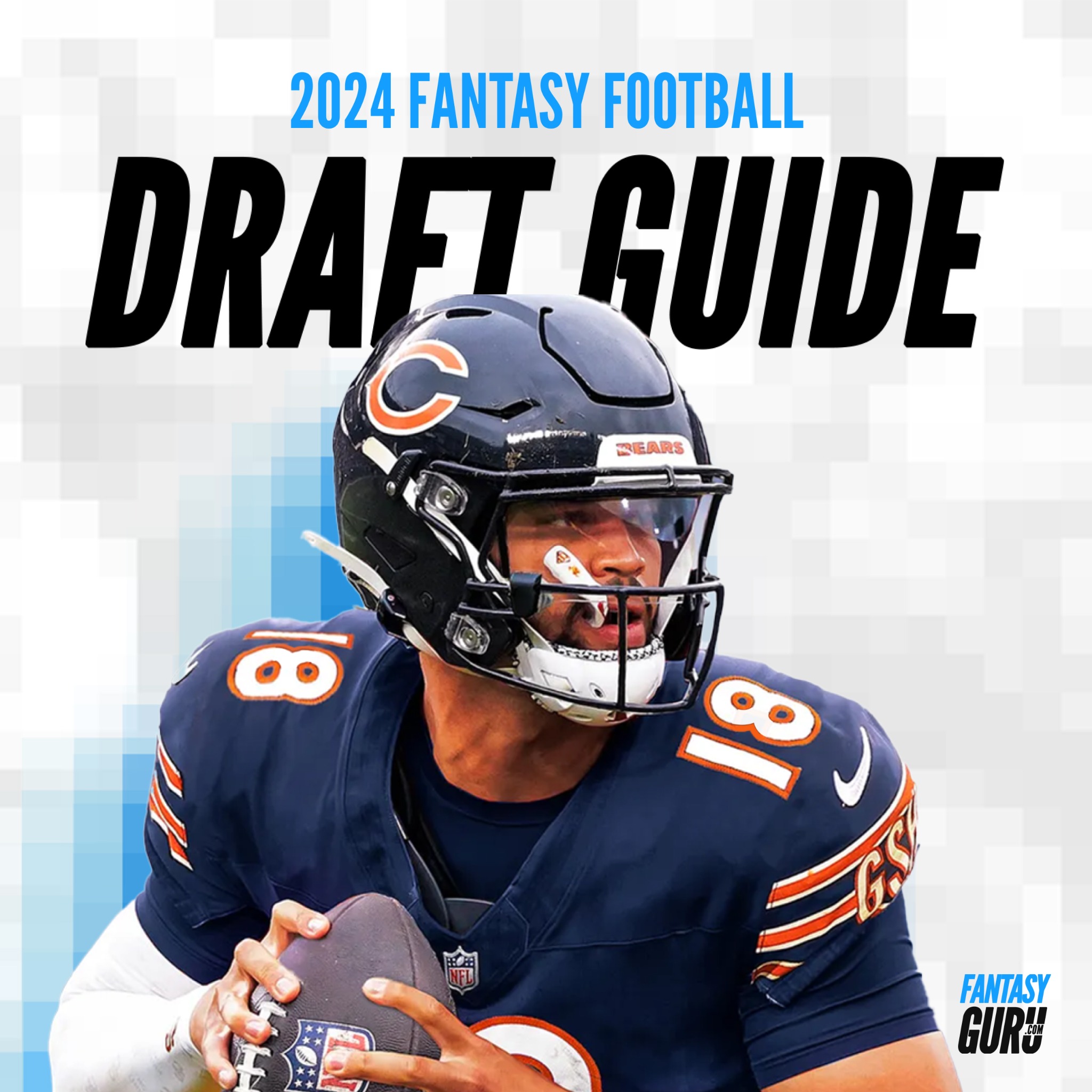 FantasyGuru.com Facebook ad: Get Your 2024 Fantasy Football Draft Guide