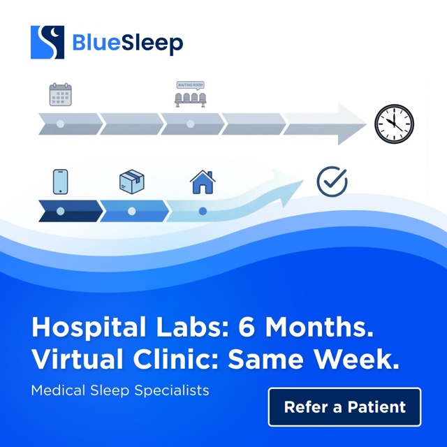BlueSleep - Sleep Health and Wellness Facebook ad