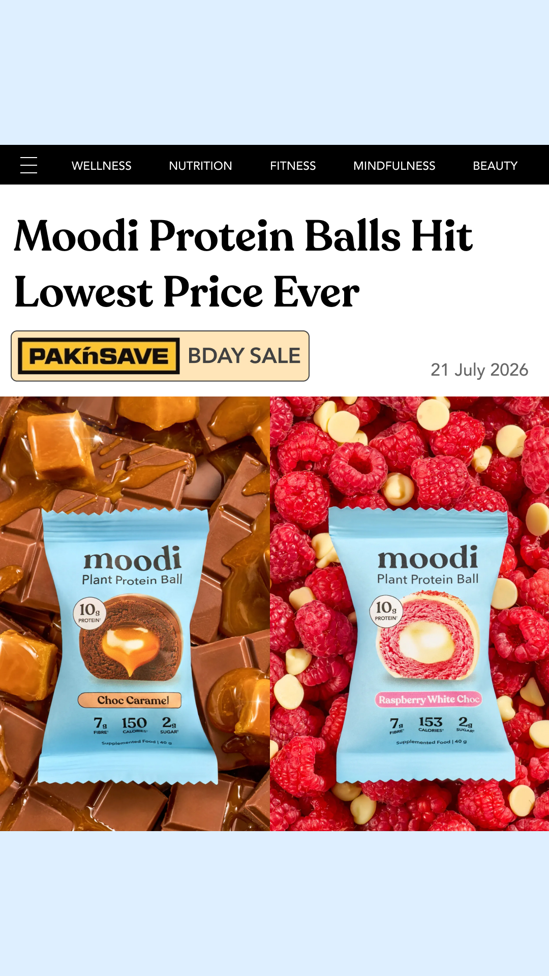 Moodi Facebook ad