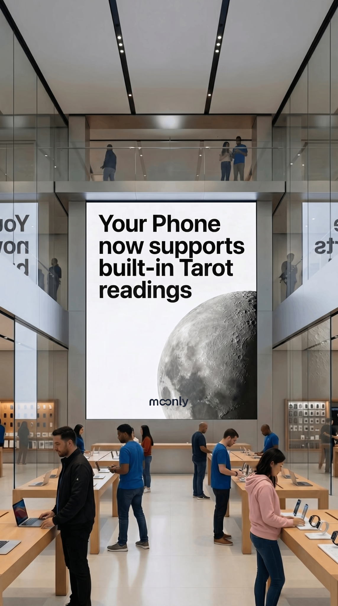 Moonly Facebook ad