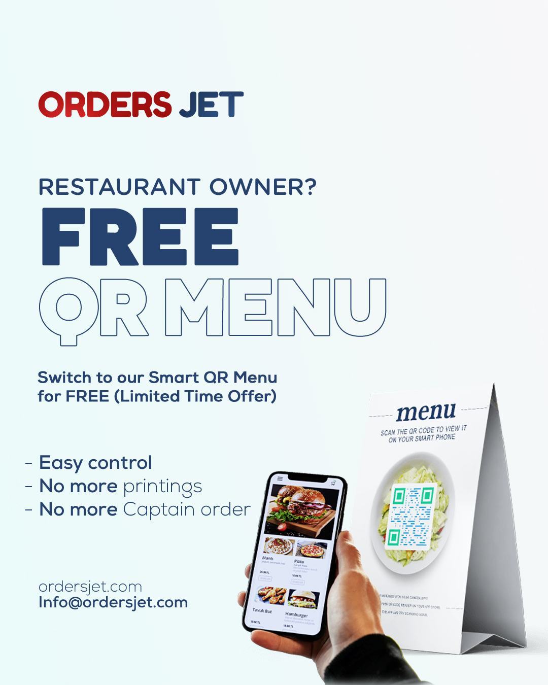 Orders Jet Facebook ad from Mar 12, 2026