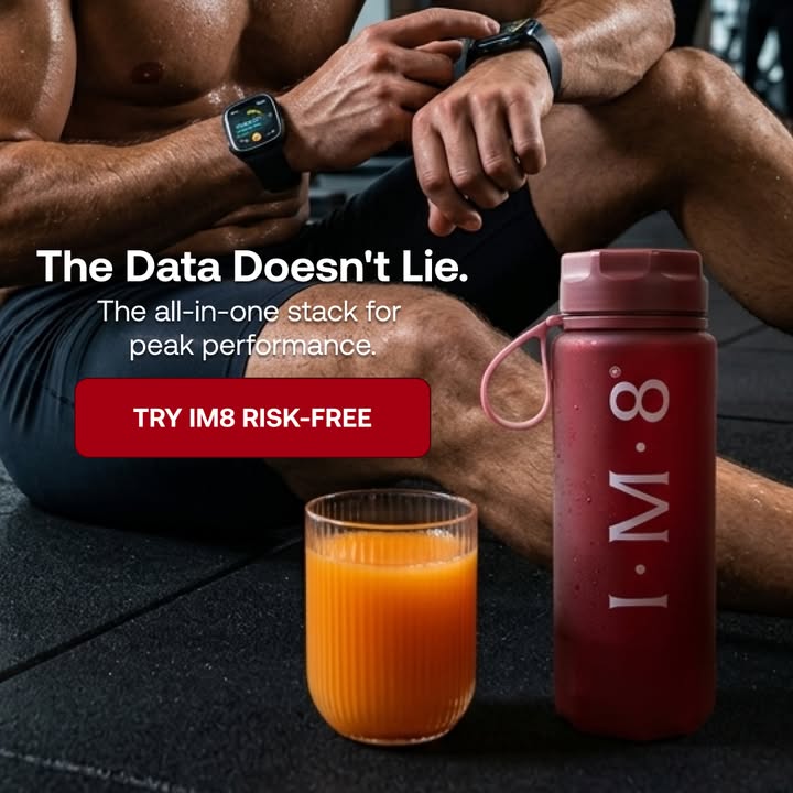IM8 Global Facebook ad: The Beckham Stack: Nutrition Meets Longevity