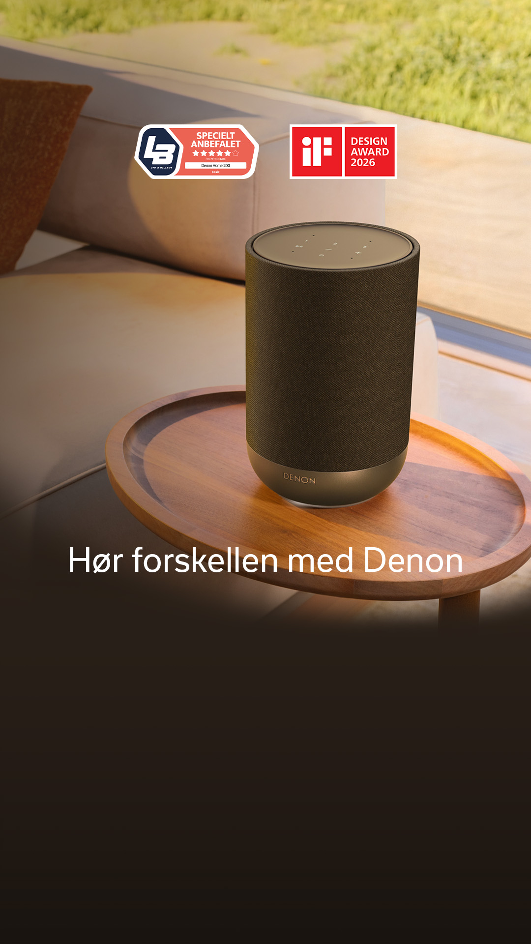 Denon Facebook ad