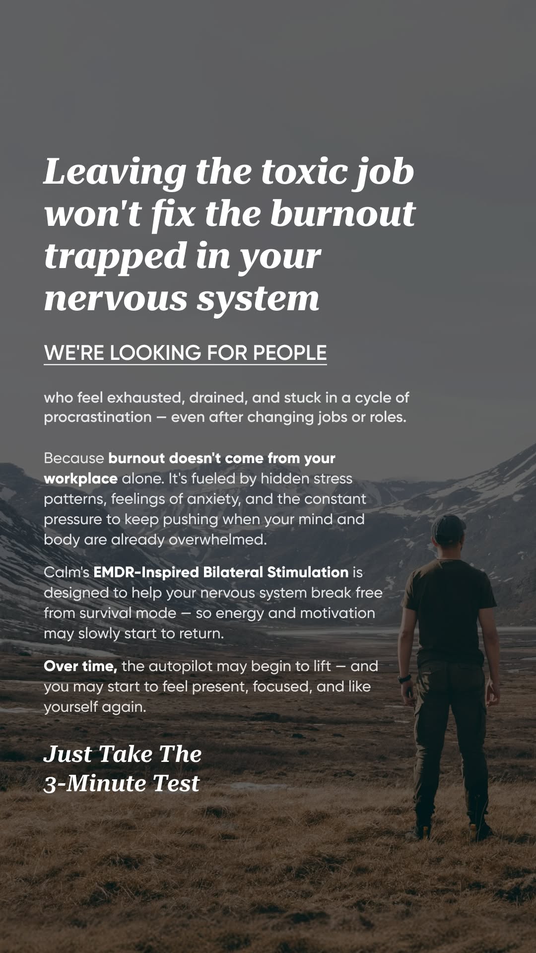 Calm Facebook ad