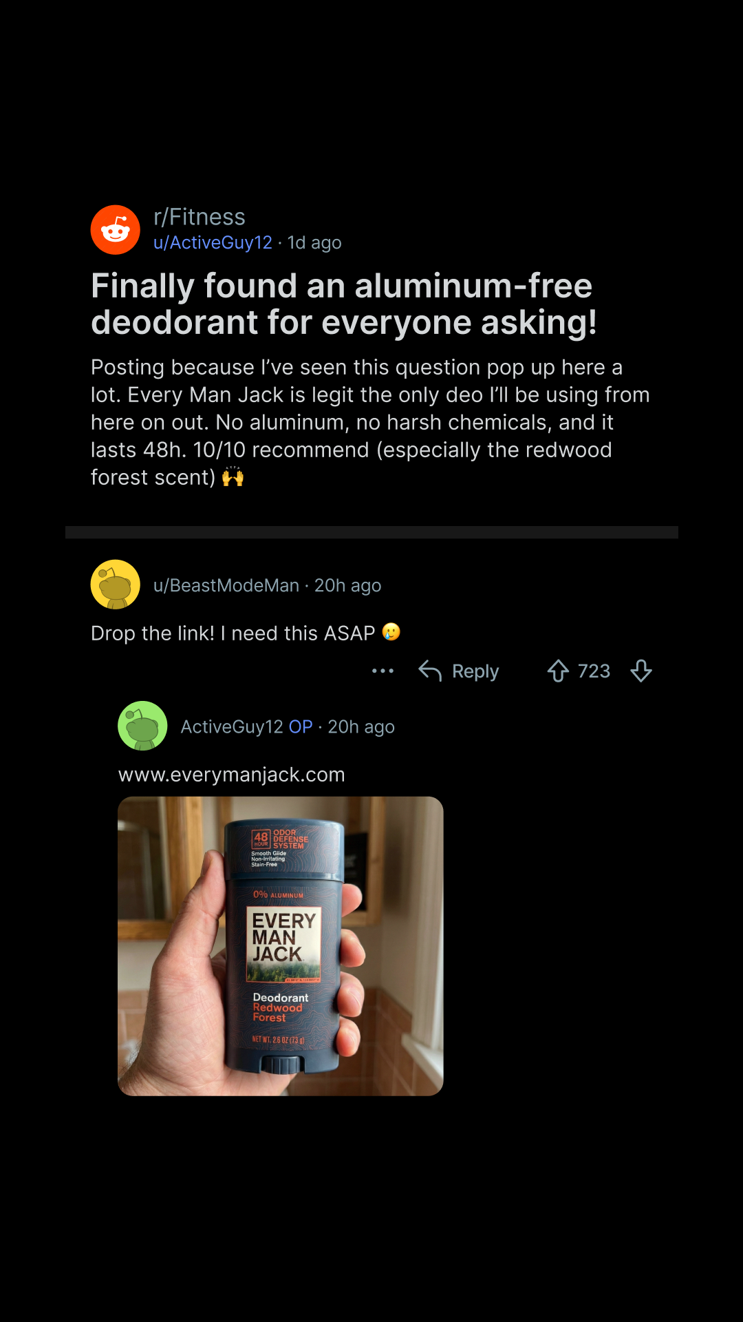 Every Man Jack Facebook ad
