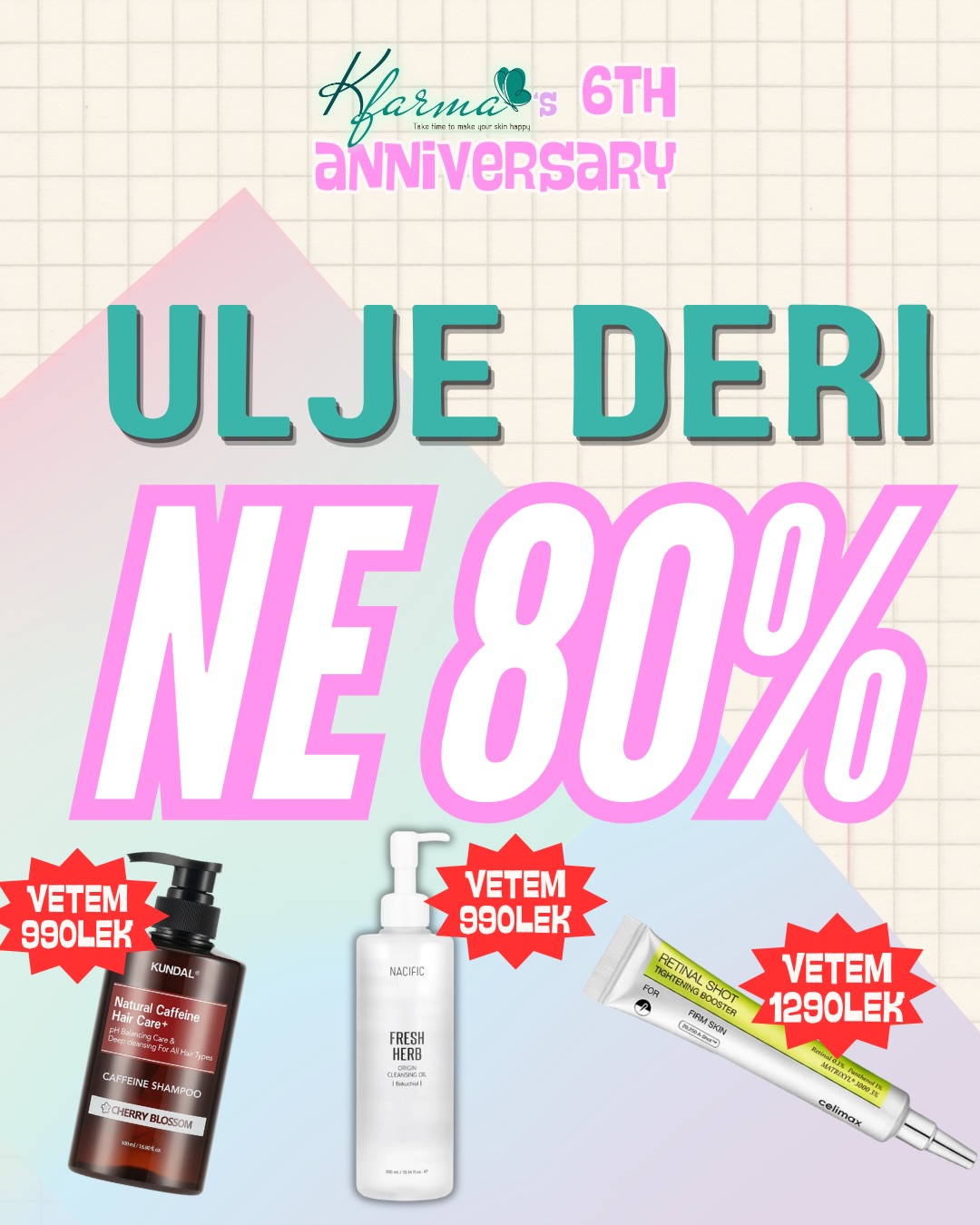 K-farma Facebook ad: ULJE DERI NE -80%