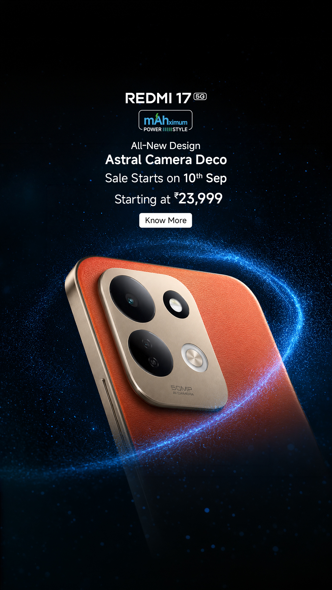 Redmi India Facebook ad: Style That Lasts. Power That Stays.