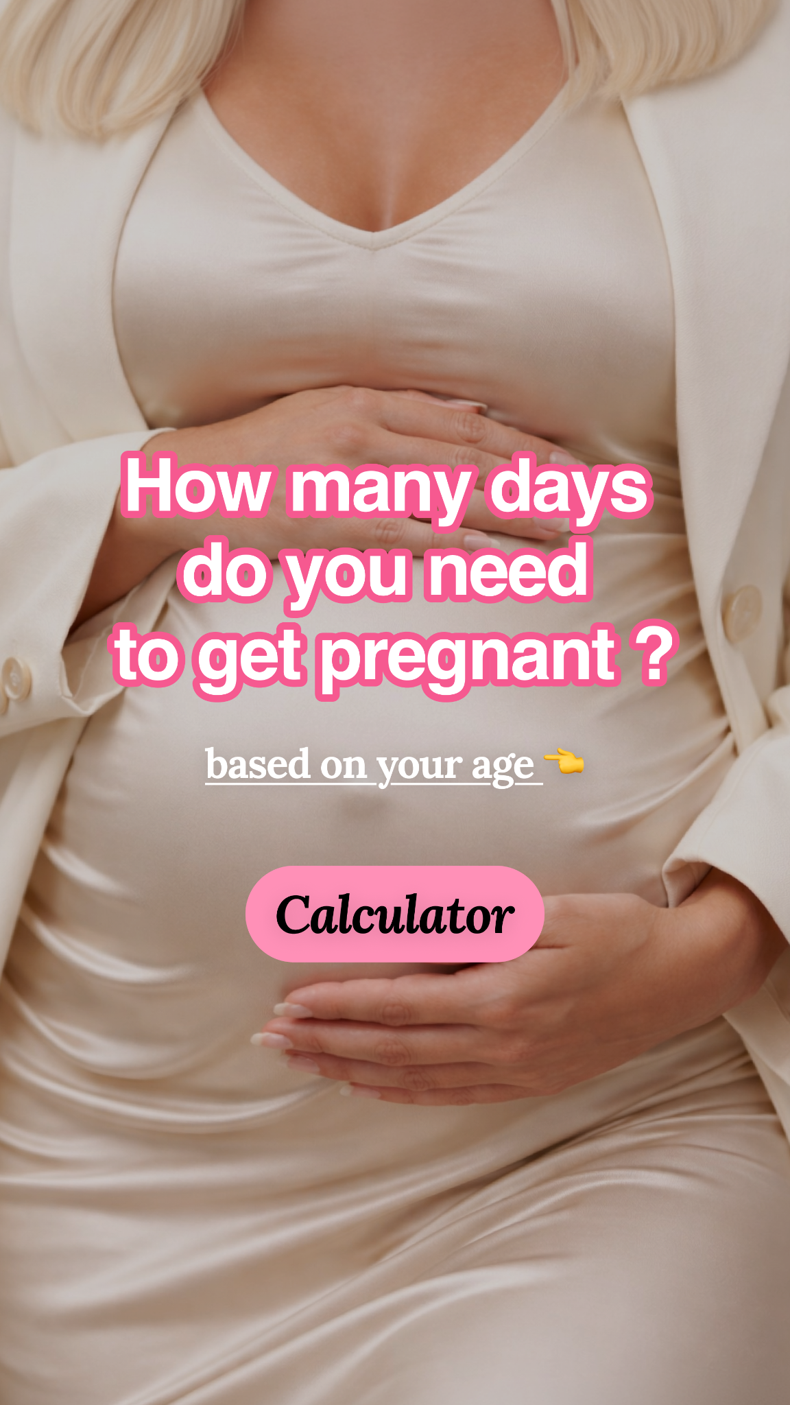 Moonly Facebook ad: Know Your Most Fertile Days