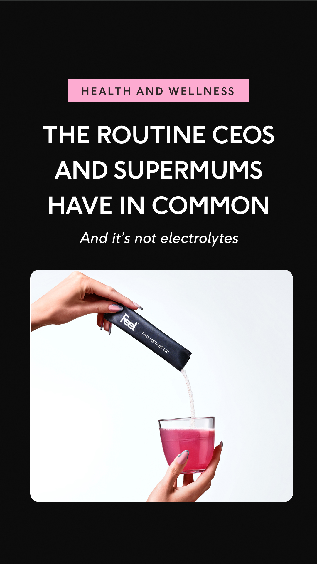 Feel Facebook ad