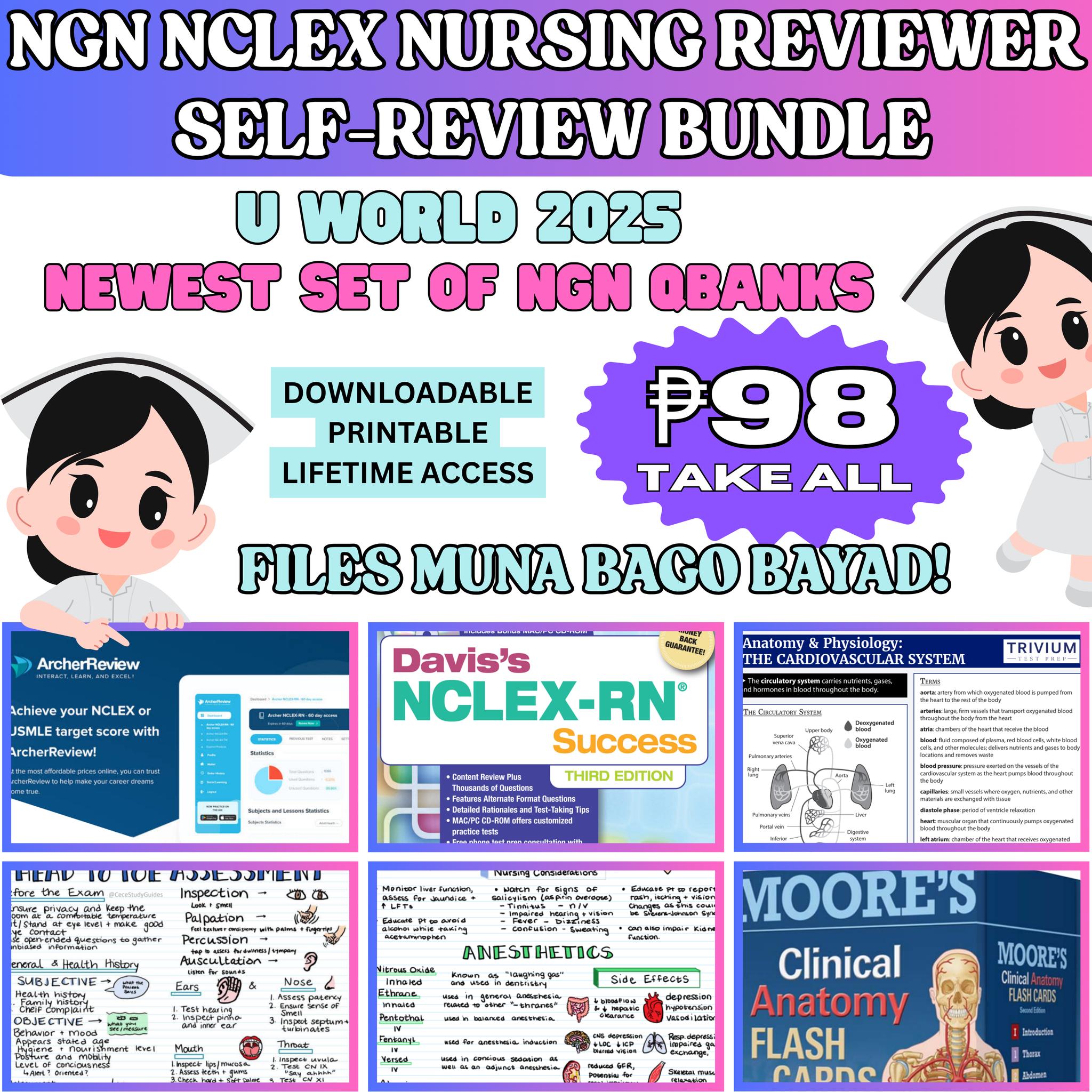 RN Learning Hub Facebook ad: Para sa NCLEX, hindi sapat ang tiwala lang-kailangan…