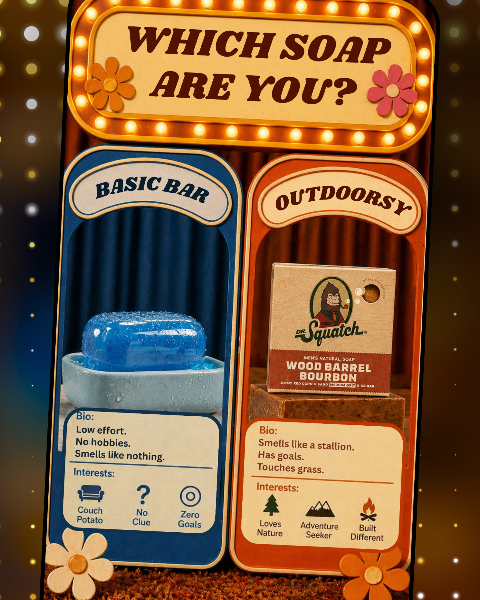 Dr. Squatch Facebook ad