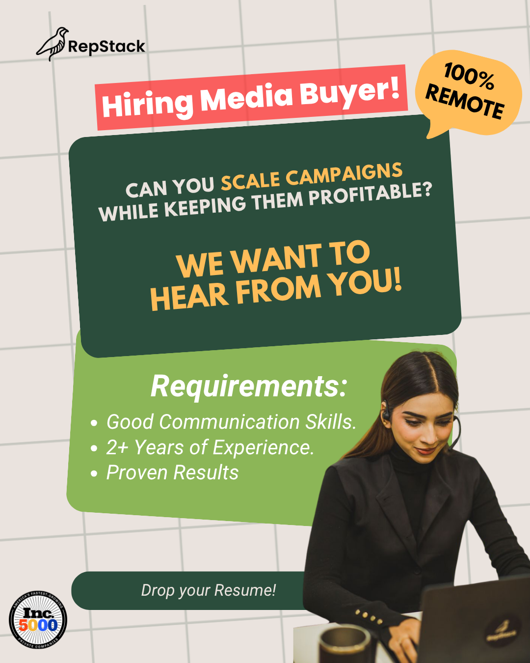 RepStack Facebook ad