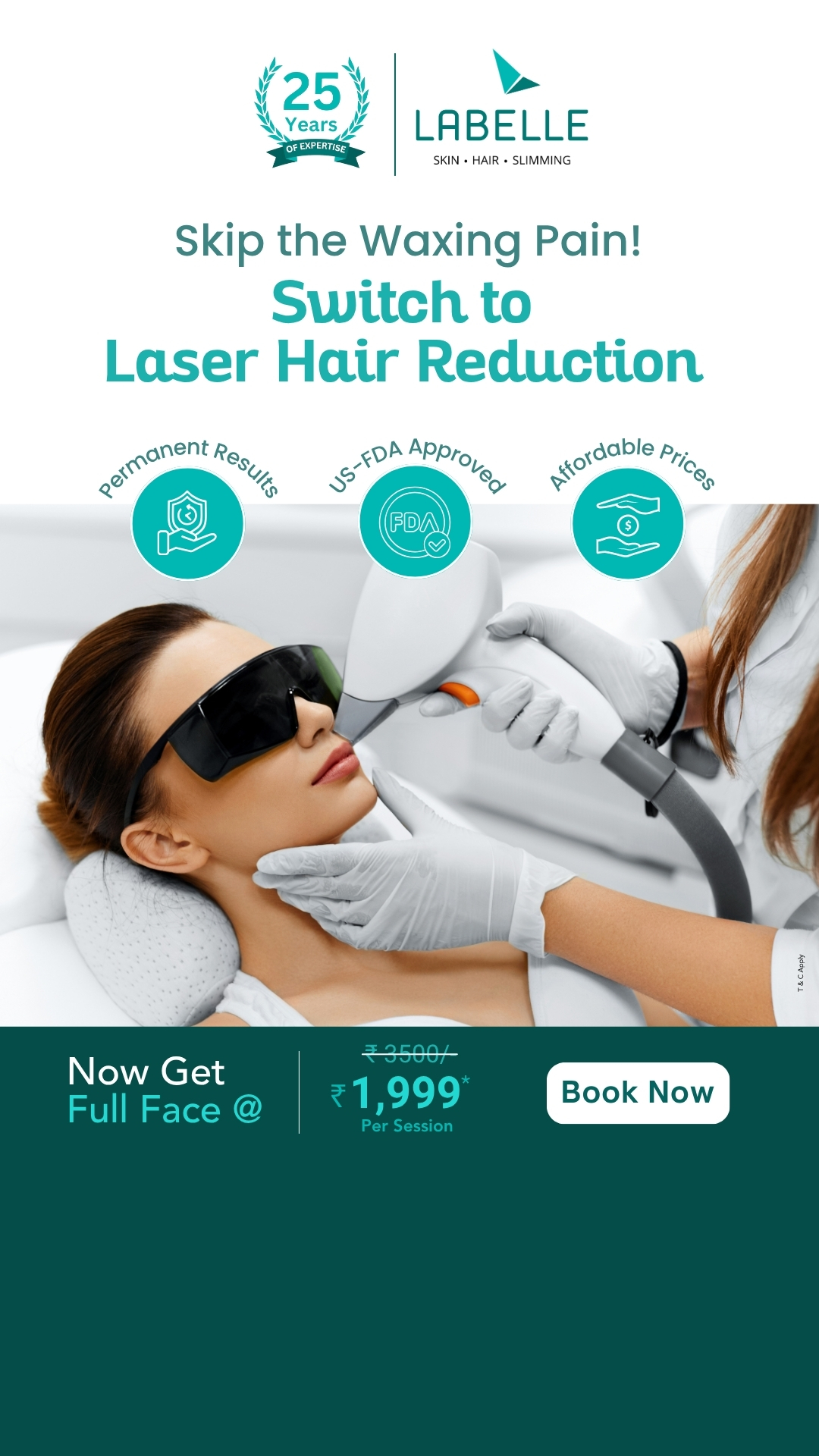 La Belle Slimming, Skin and Hair Clinics Facebook ad