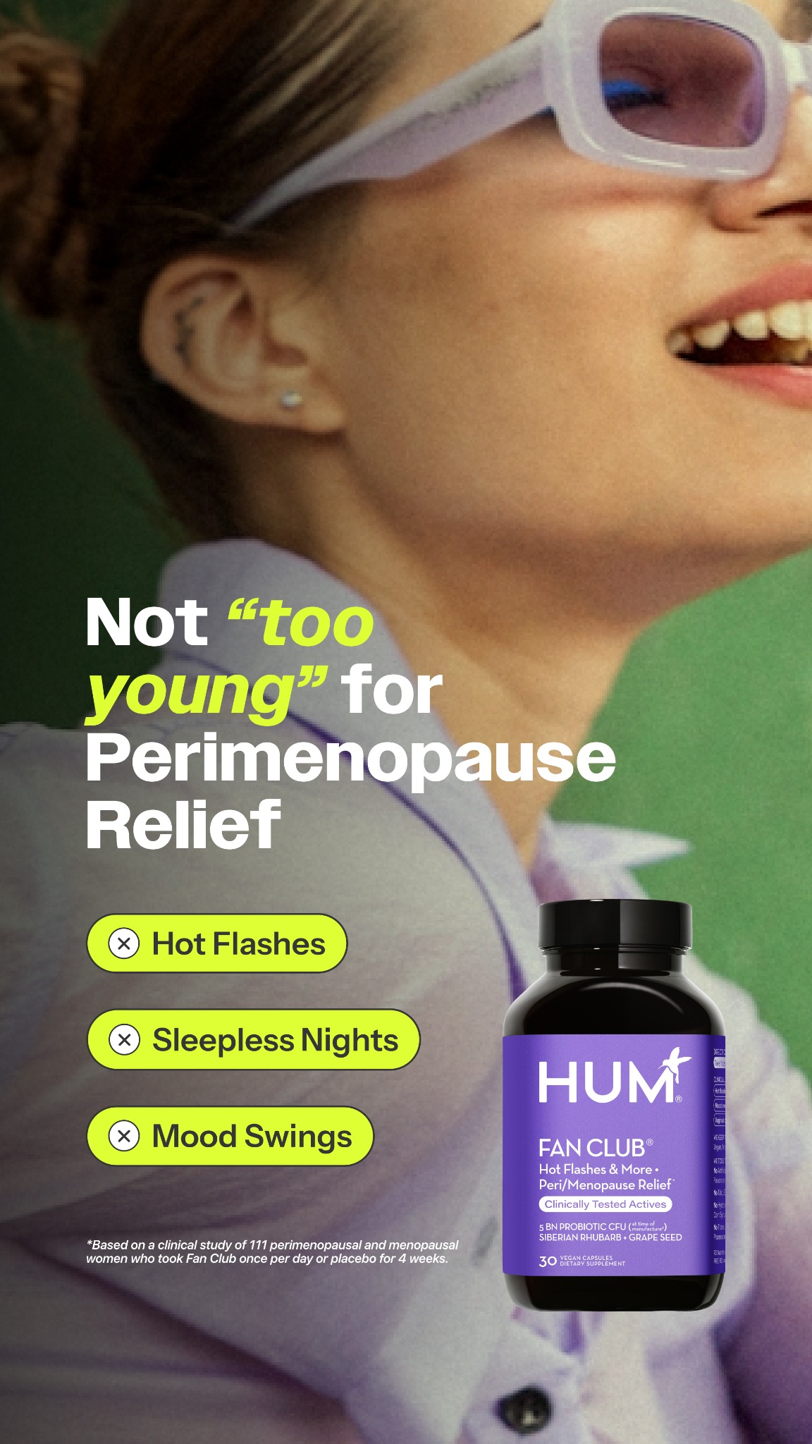 HUM Nutrition Facebook ad