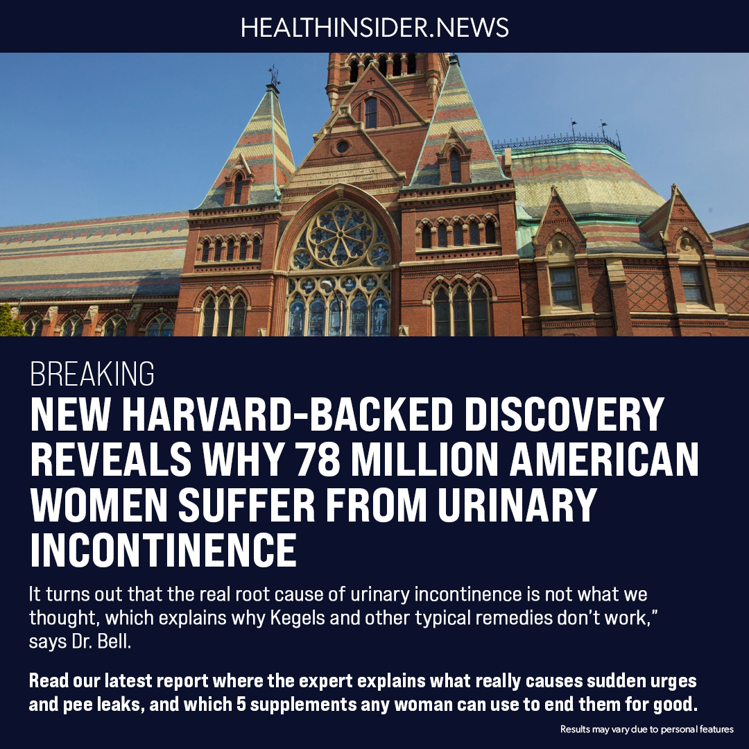 Health Reporter Facebook ad: Top 5 Supplements to End Urinary Incontinence for Good