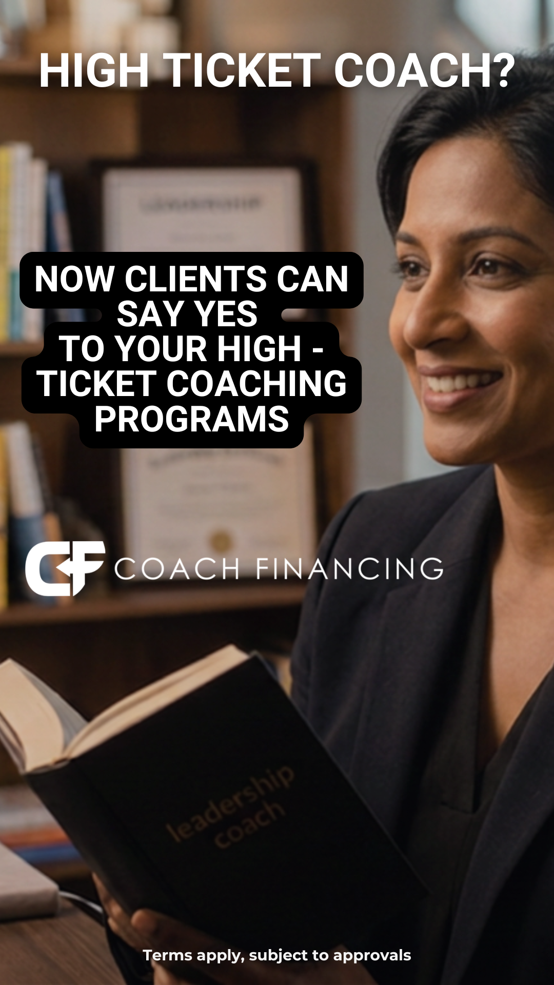 Coach Financing Facebook ad
