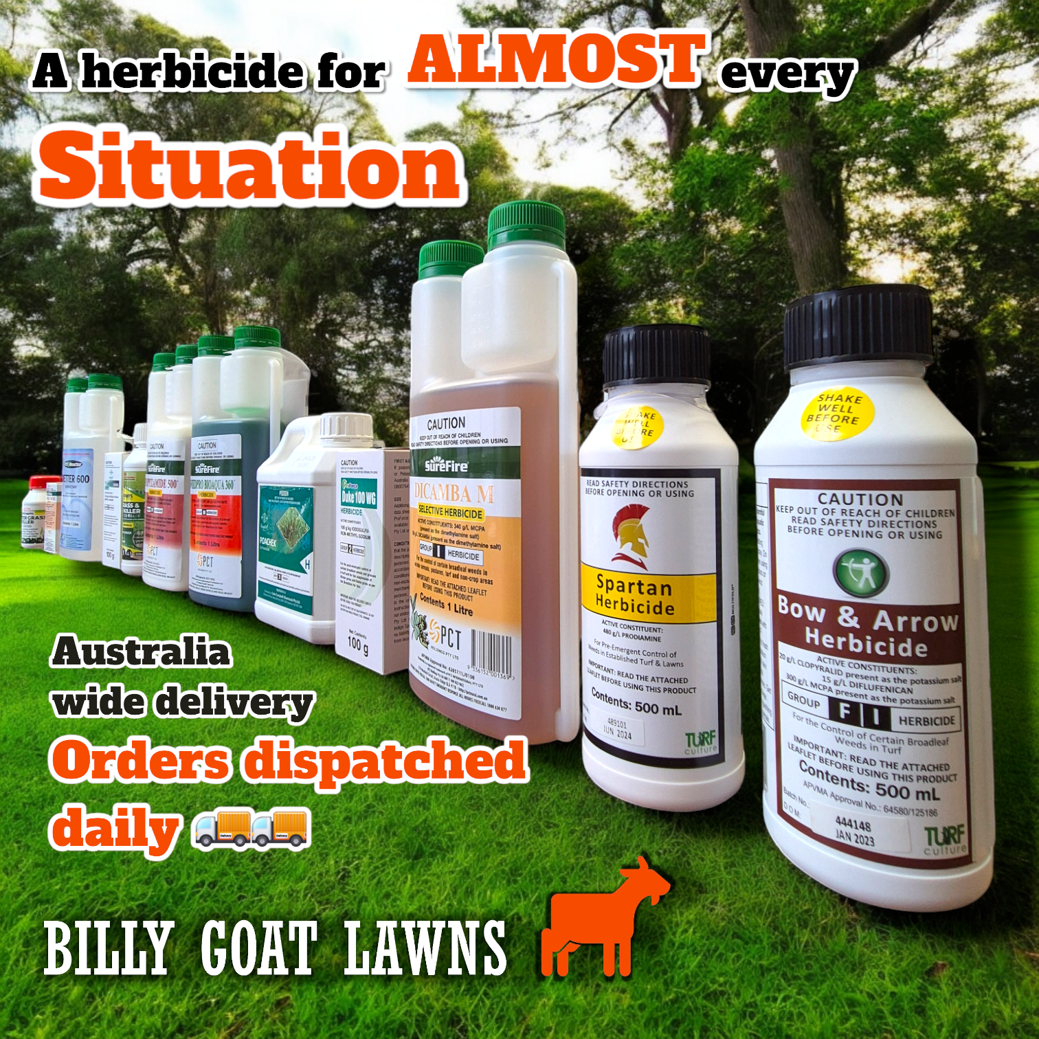 Billy Goat Lawns Facebook ad