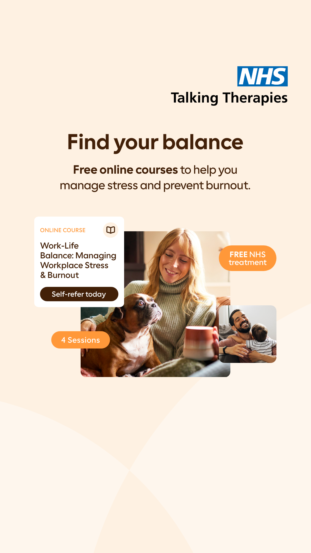 NHS Talking Therapies by Vita Health Group Facebook ad