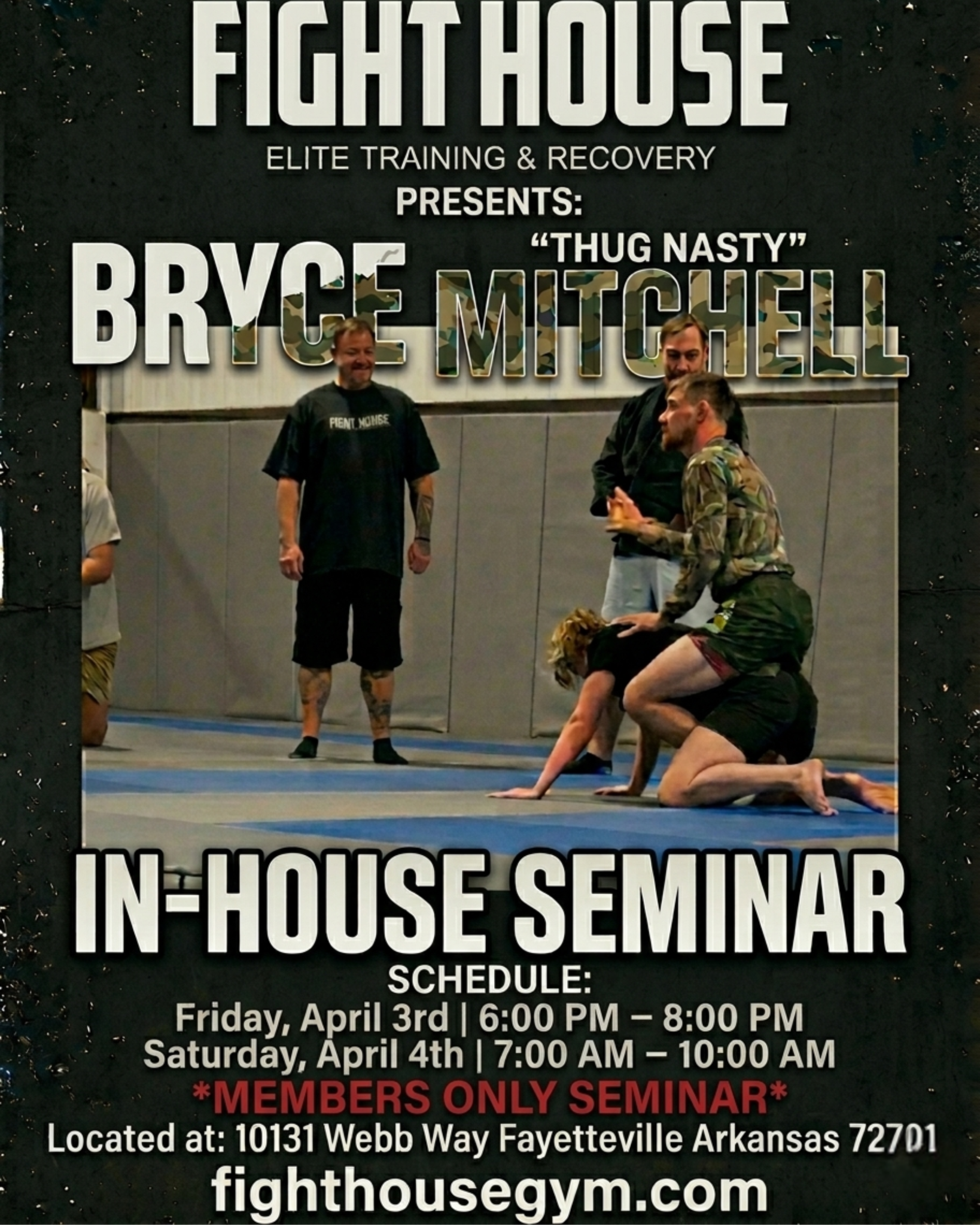 Fight House Gym Facebook ad: Members Only - Join Today