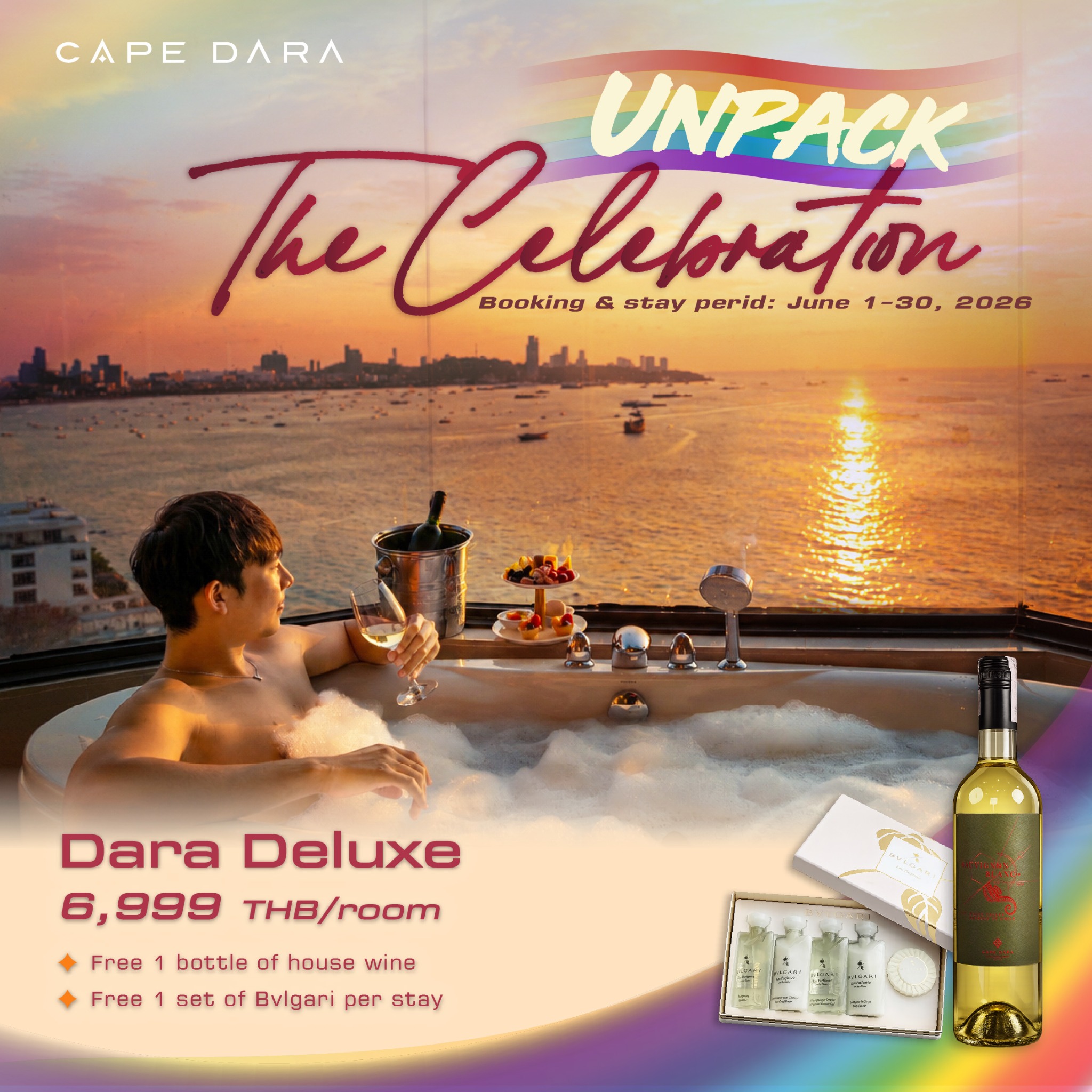 Cape Dara Resort, Pattaya Facebook ad