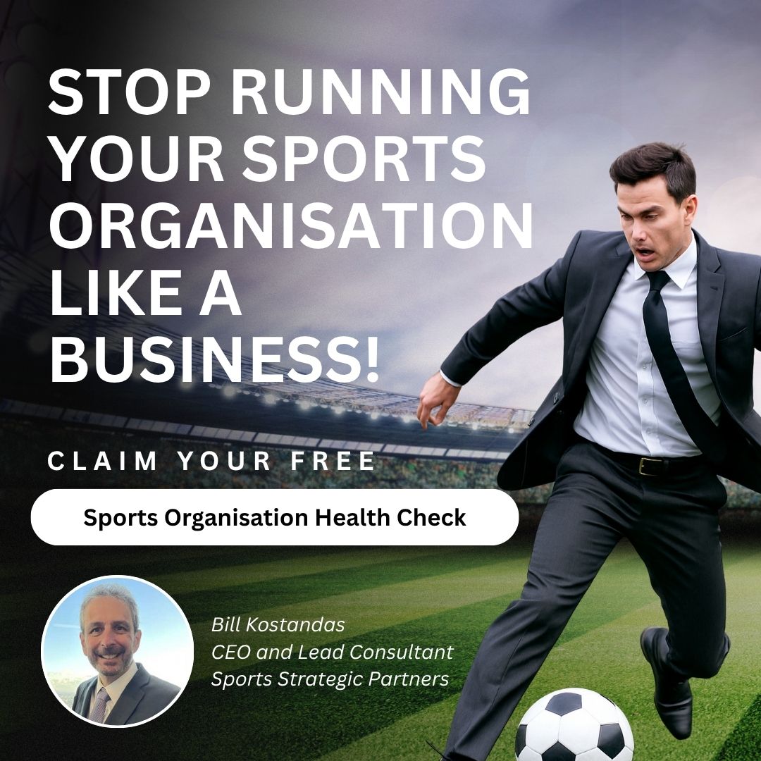 Sports Strategic Partners Facebook ad: Free Sports Organisation Health Check