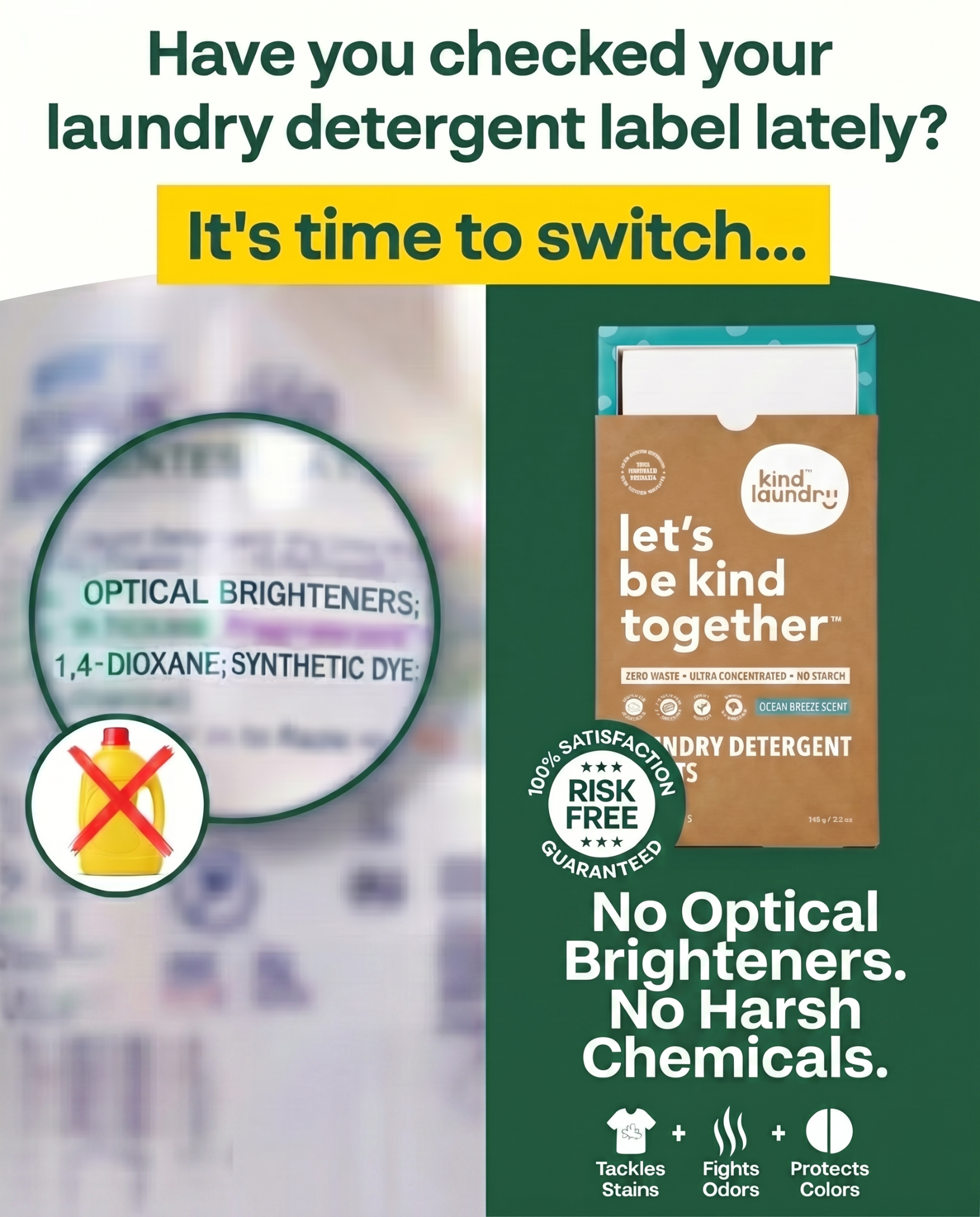 Kind Laundry Facebook ad
