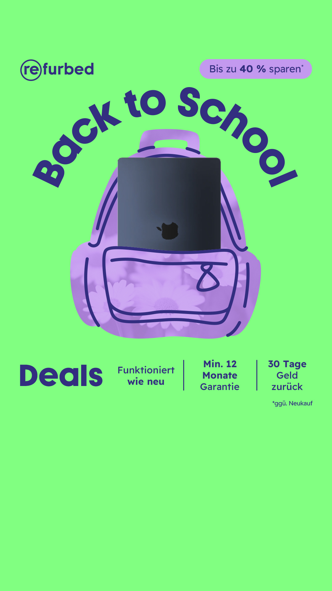 refurbed Facebook ad