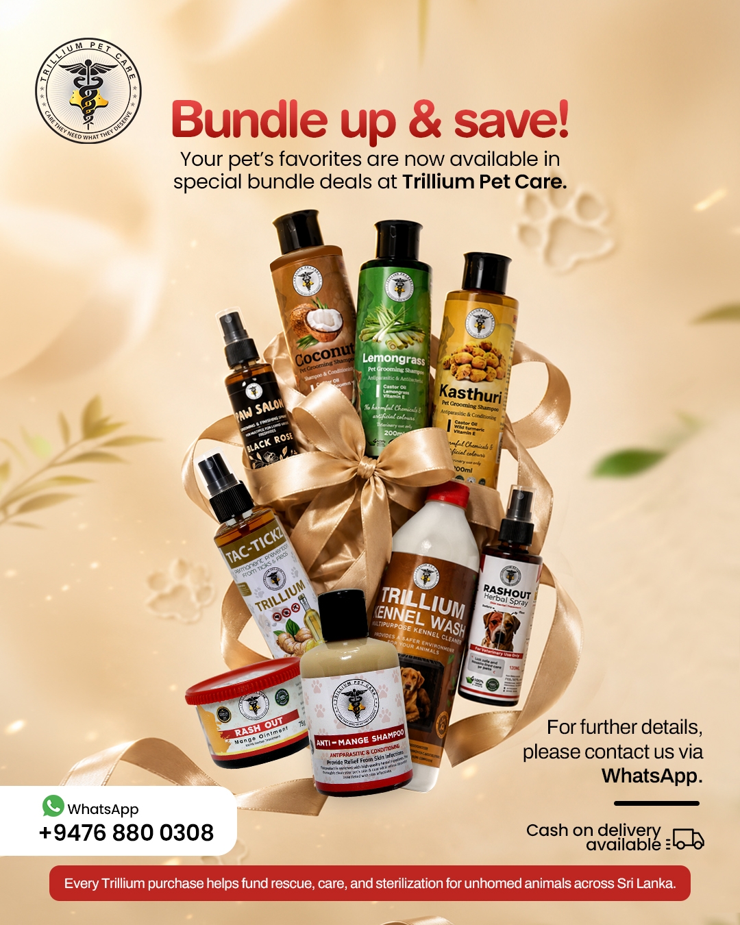 Trillium Pet Care Facebook ad
