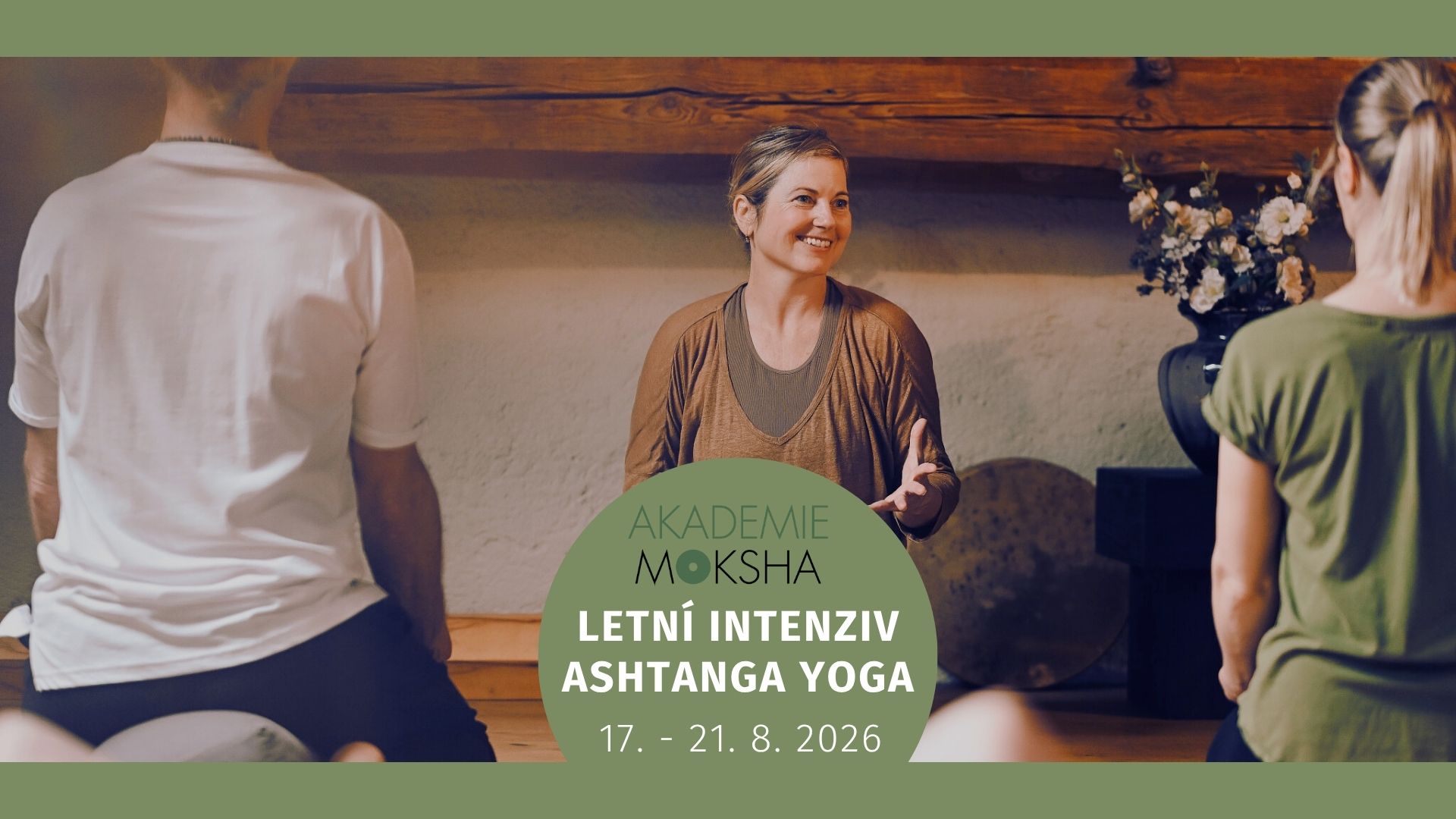 Studio Moksha Říčany Facebook ad: LETNÍ INTENZIV ASHTANGA YOGA