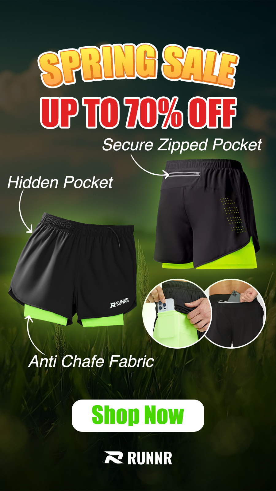 RUNNR Activewear Facebook ad