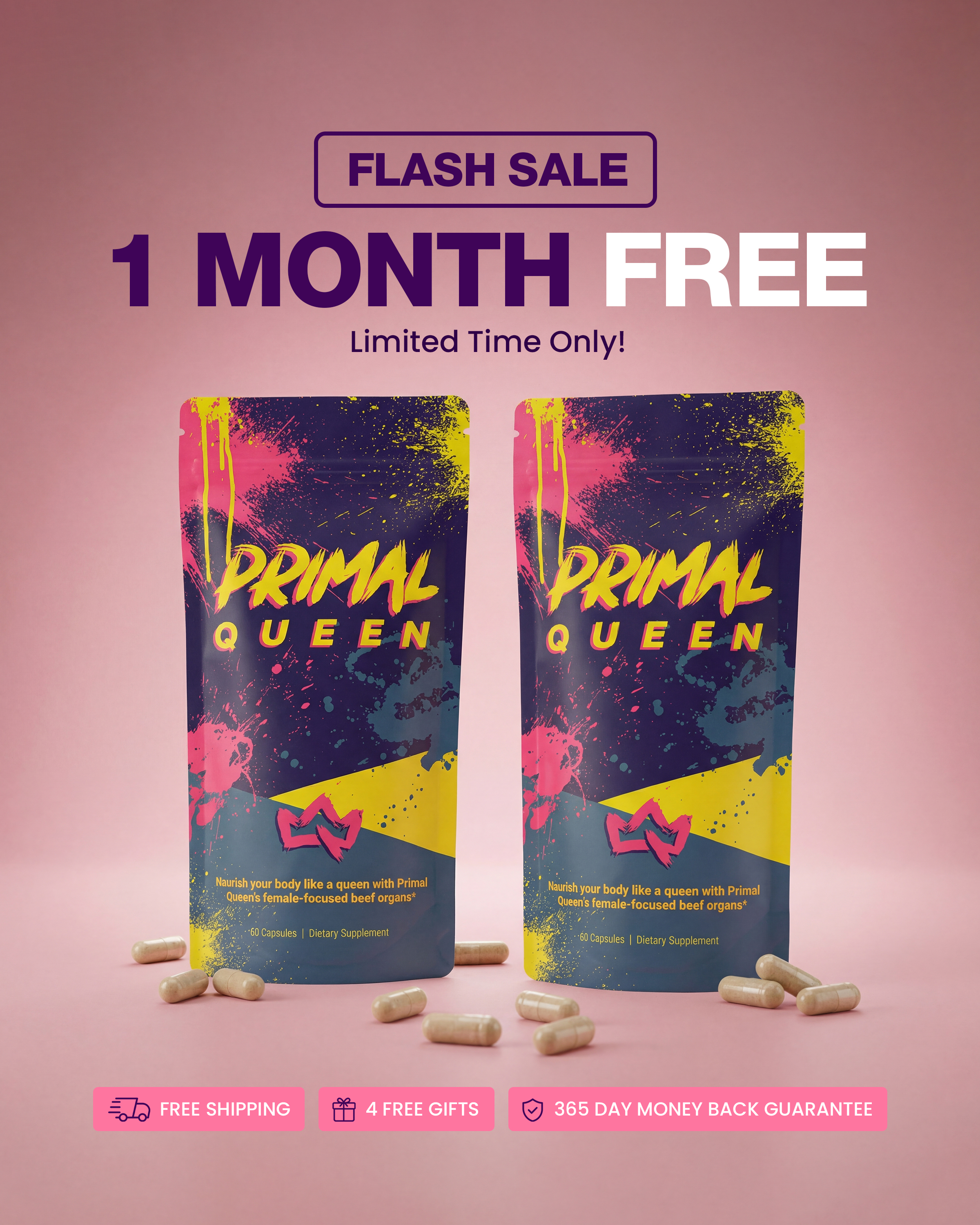 Primal Queen Facebook ad