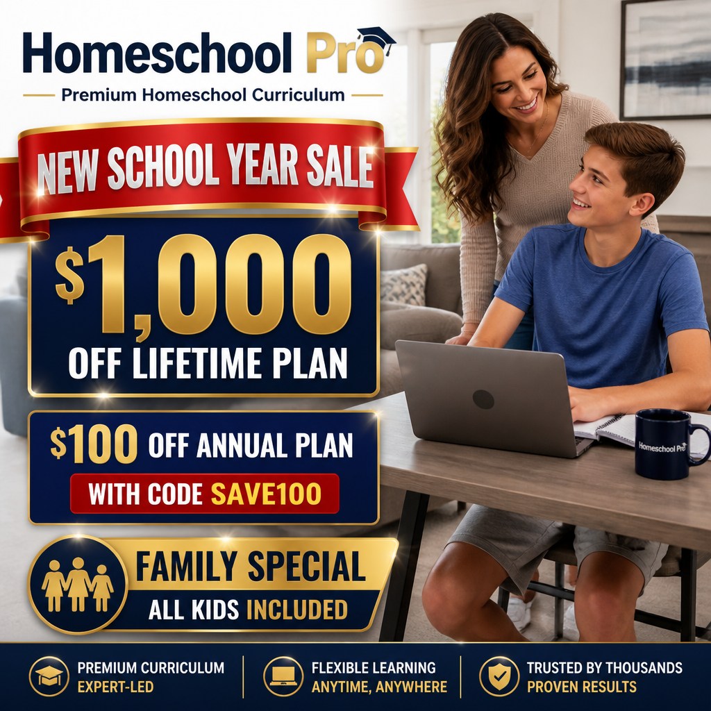 Homeschool Pro Facebook ad: Online Homeschool Curriculum by RLS RemoteLearning.School