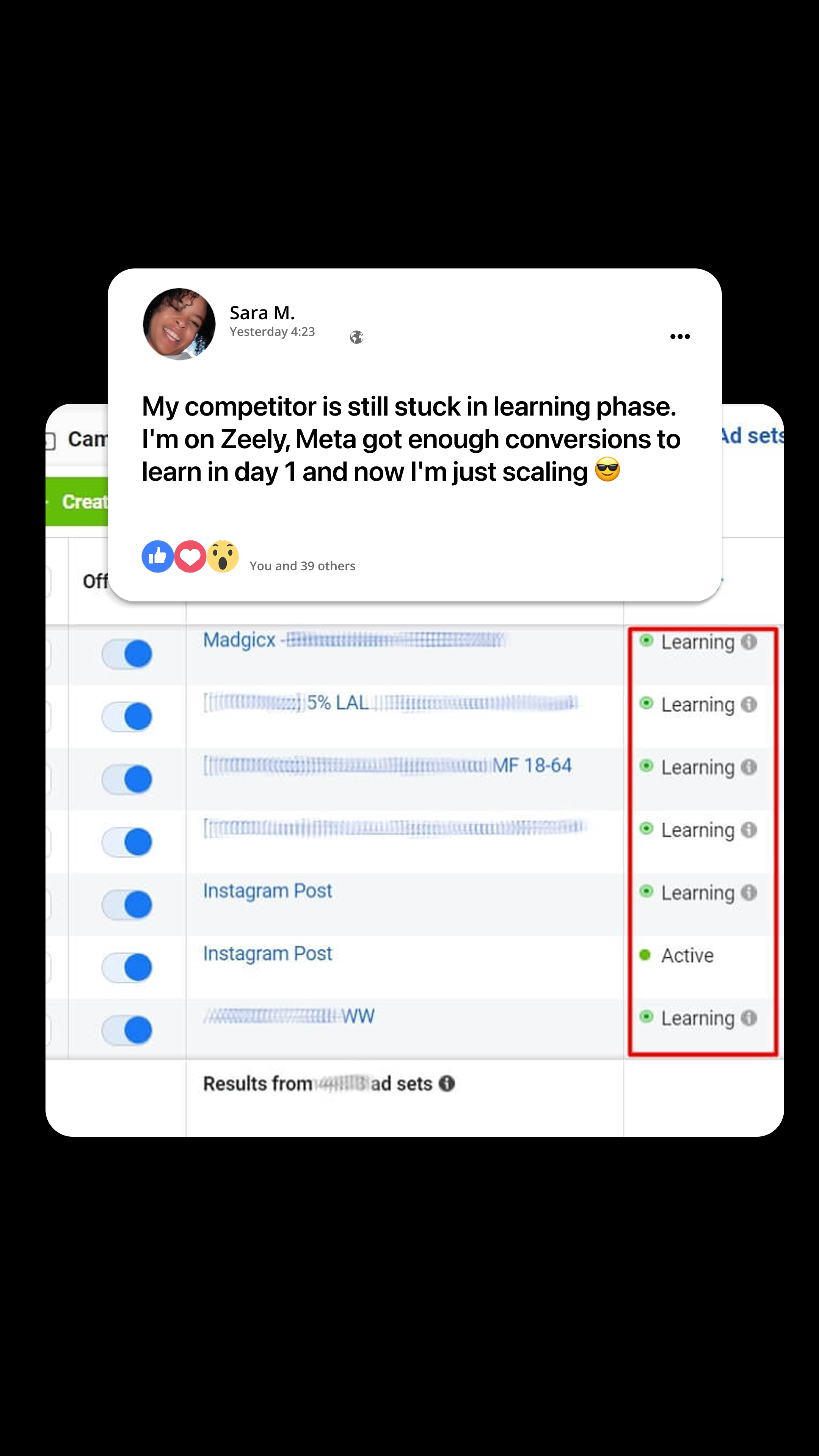 Zeely Facebook ad