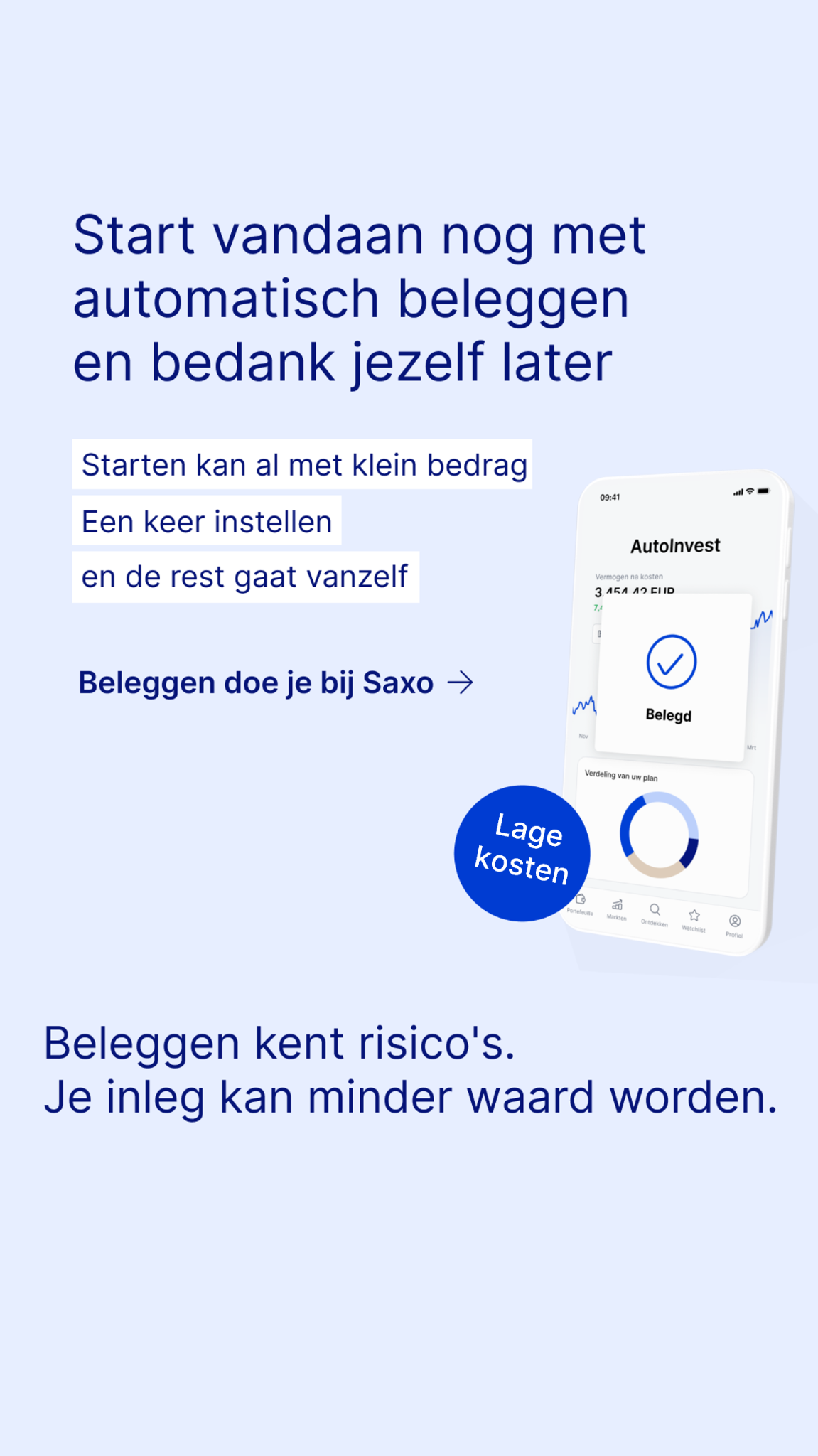 Saxo Bank Nederland Facebook ad