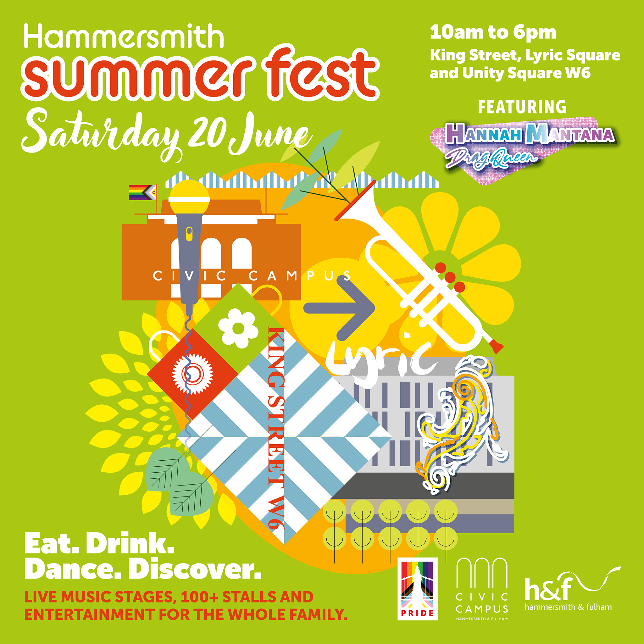 Hammersmith & Fulham Council Facebook ad: Hammersmith Summer Street Fest