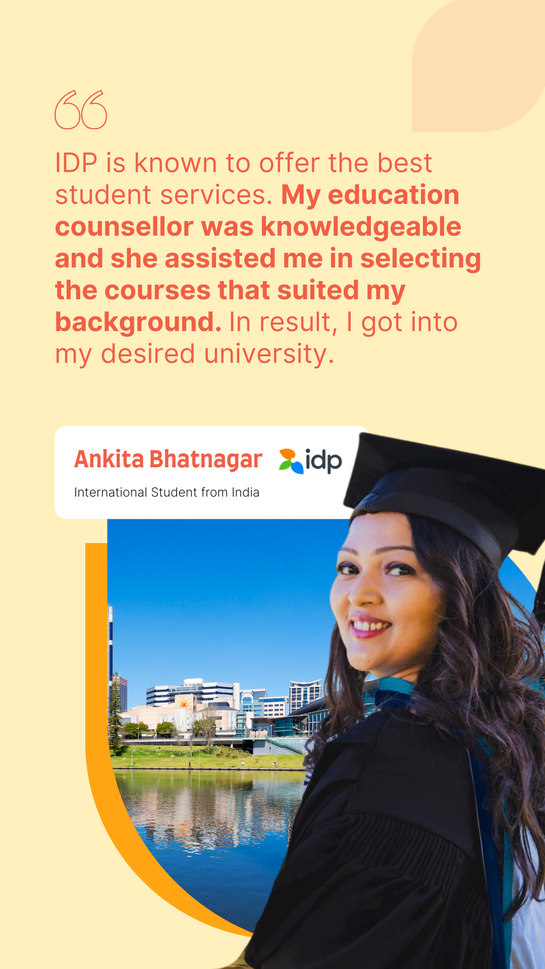 IDP Education Facebook ad