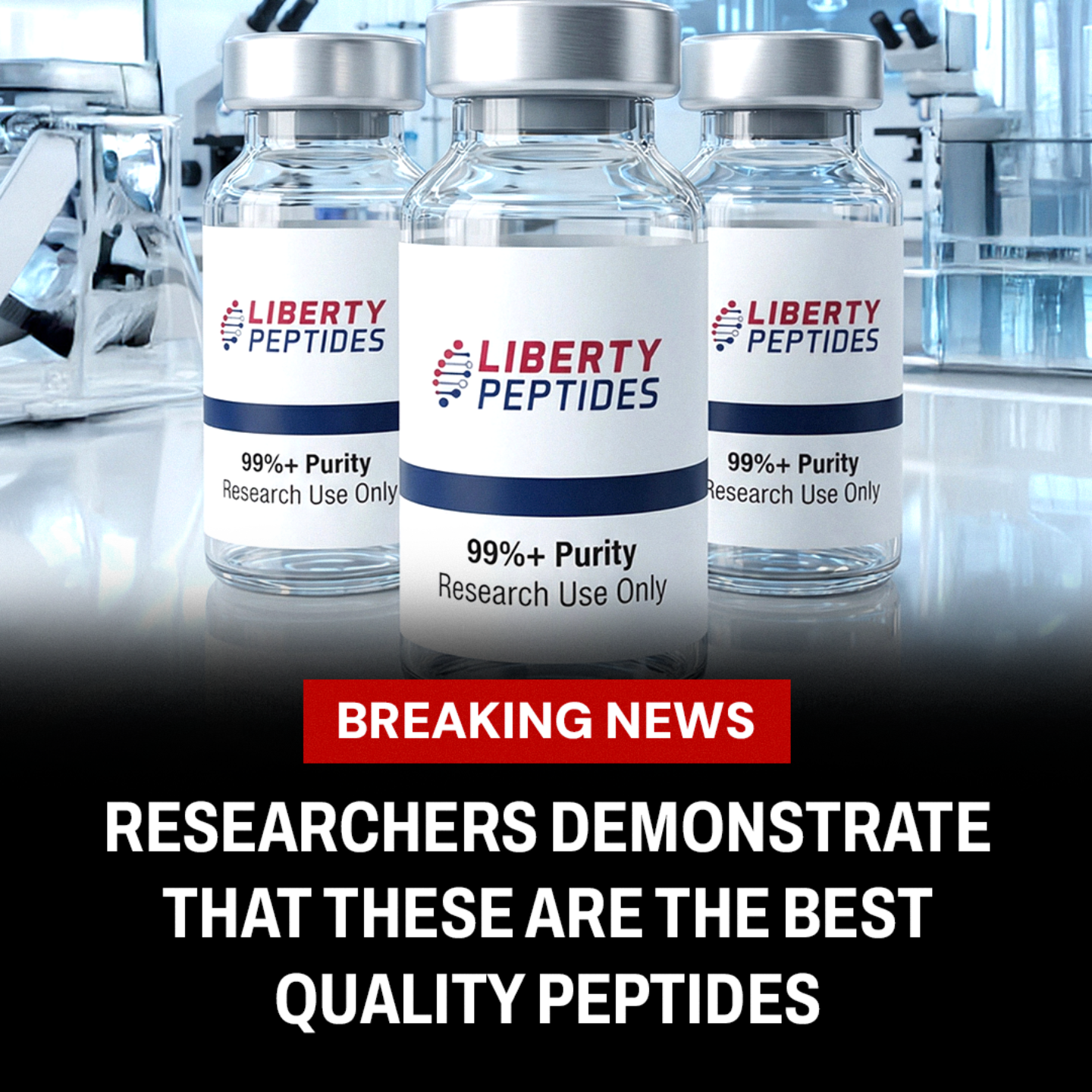 Liberty Research Group Facebook ad: Zero Intermediaries. Full Traceability.