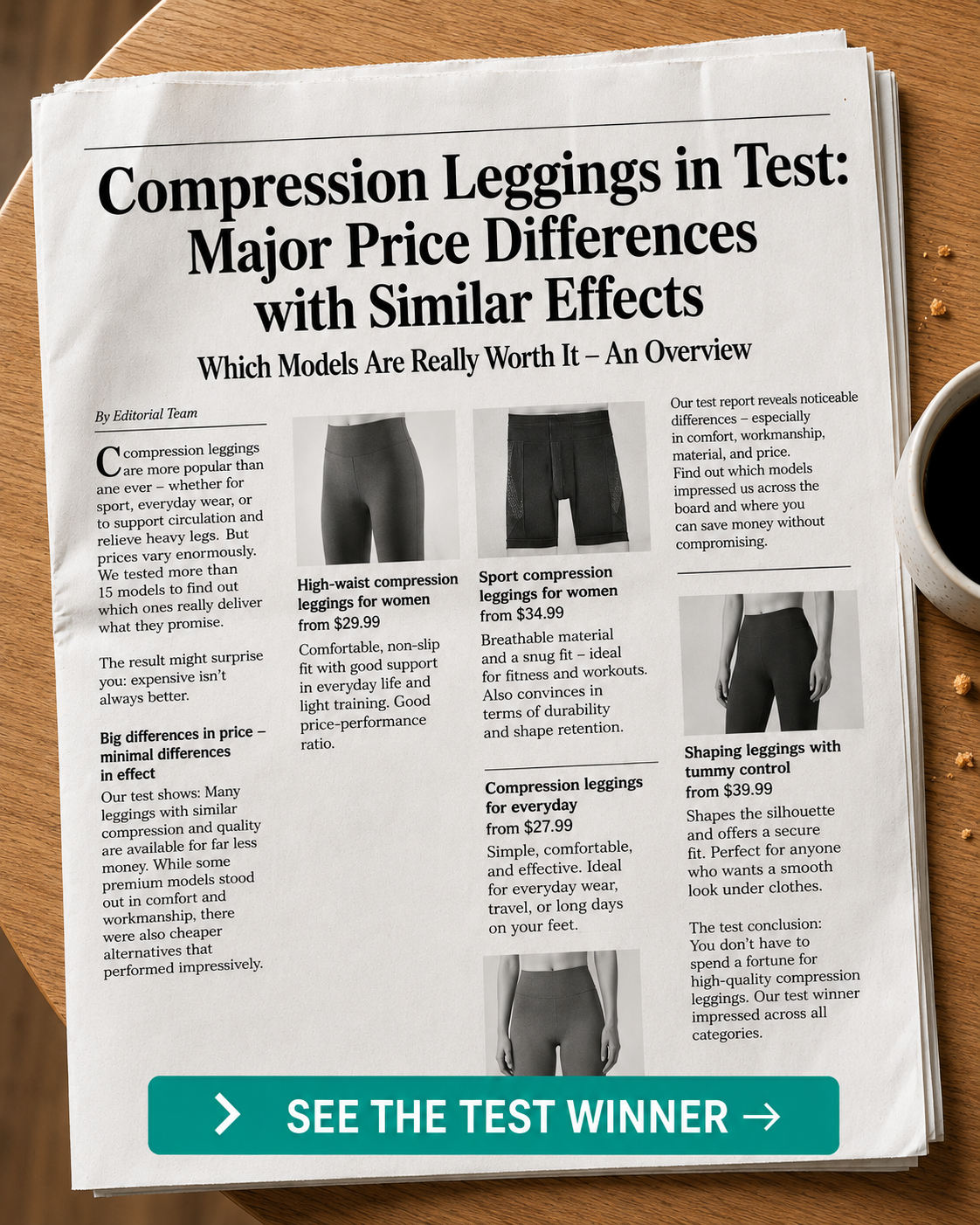 Product Review Magazine Facebook ad