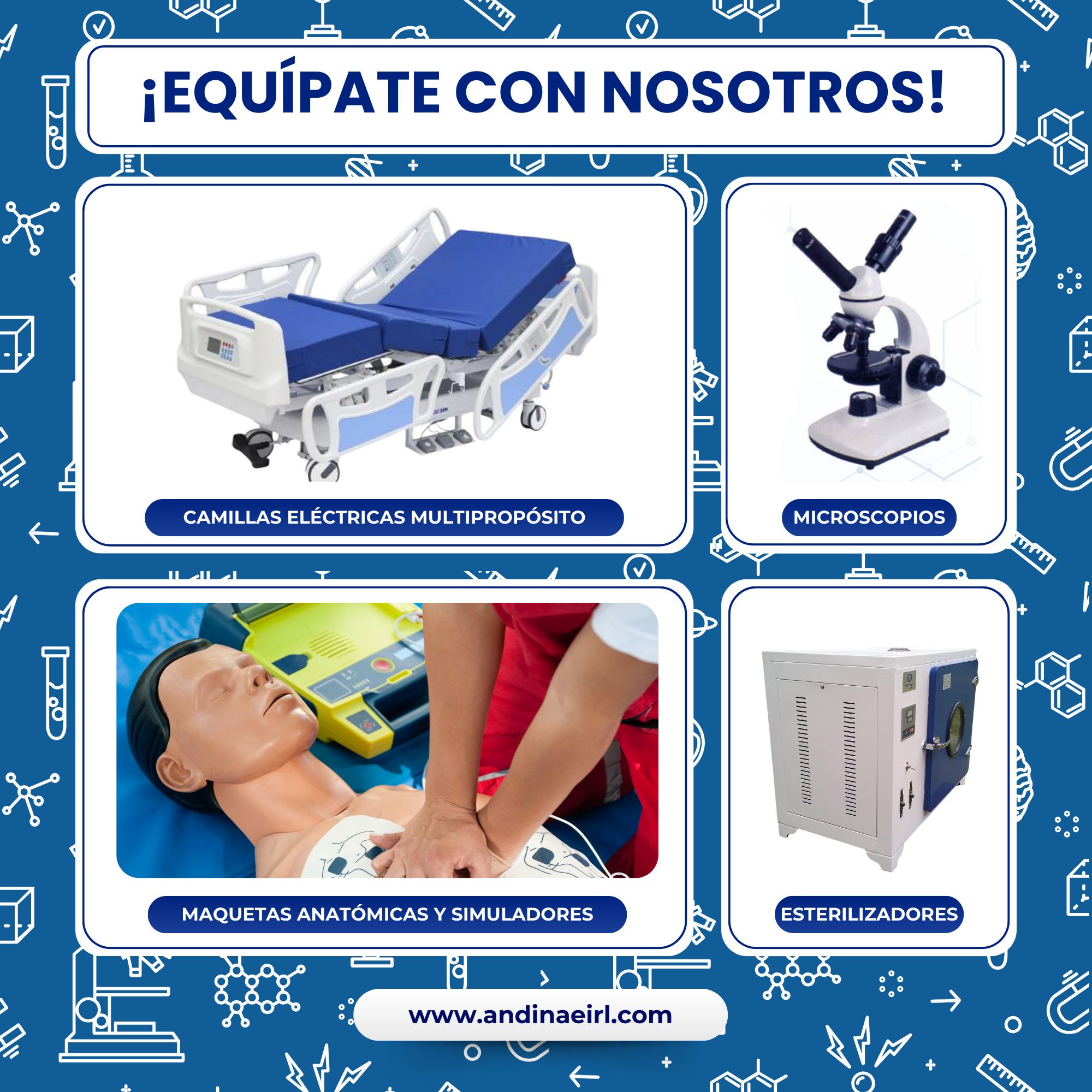 Grupo Andina Facebook ad: Equipos Medicos » Equipos de Laboratorio Químico, Físco en…