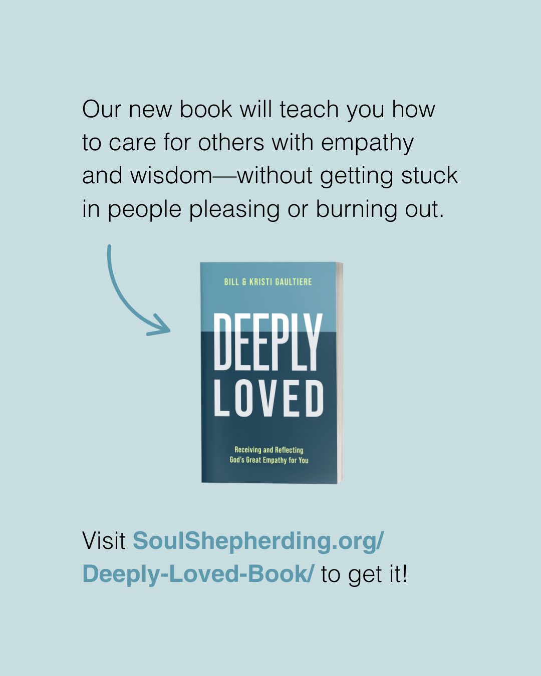Soul Shepherding Facebook ad: You Were Made To Live Deeply Loved