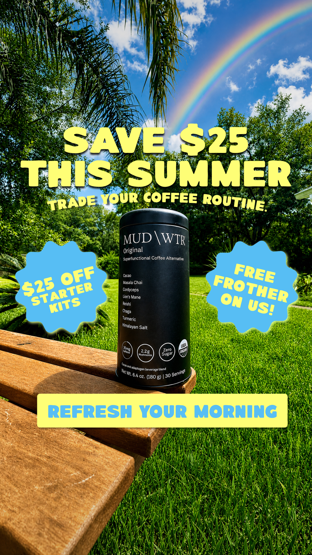 MUD\WTR Facebook ad